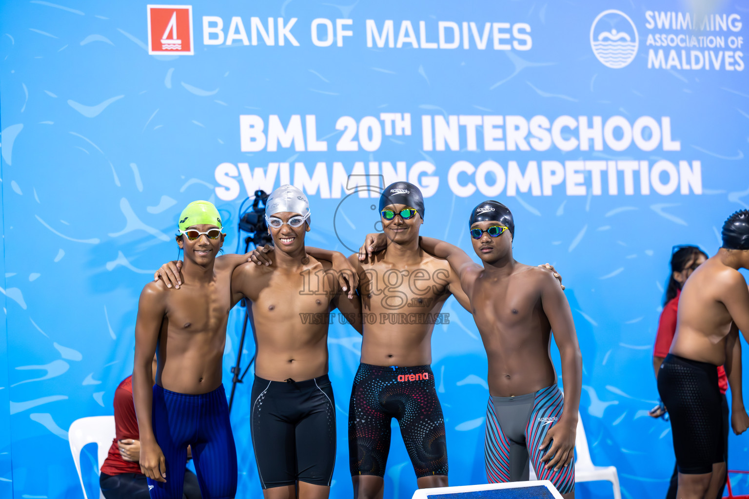 Day 2 of 20th BML Inter-school Swimming Competition 2024 held in Hulhumale', Maldives on Sunday, 13th October 2024. Photos: Ismail Thoriq / images.mv