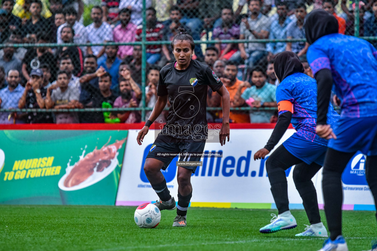 DSC vs Club MYS in Eighteen Thirty Women's Futsal Fiesta 2022 was held in Hulhumale', Maldives on Friday, 14th October 2022. Photos: Nausham Waheed / images.mv