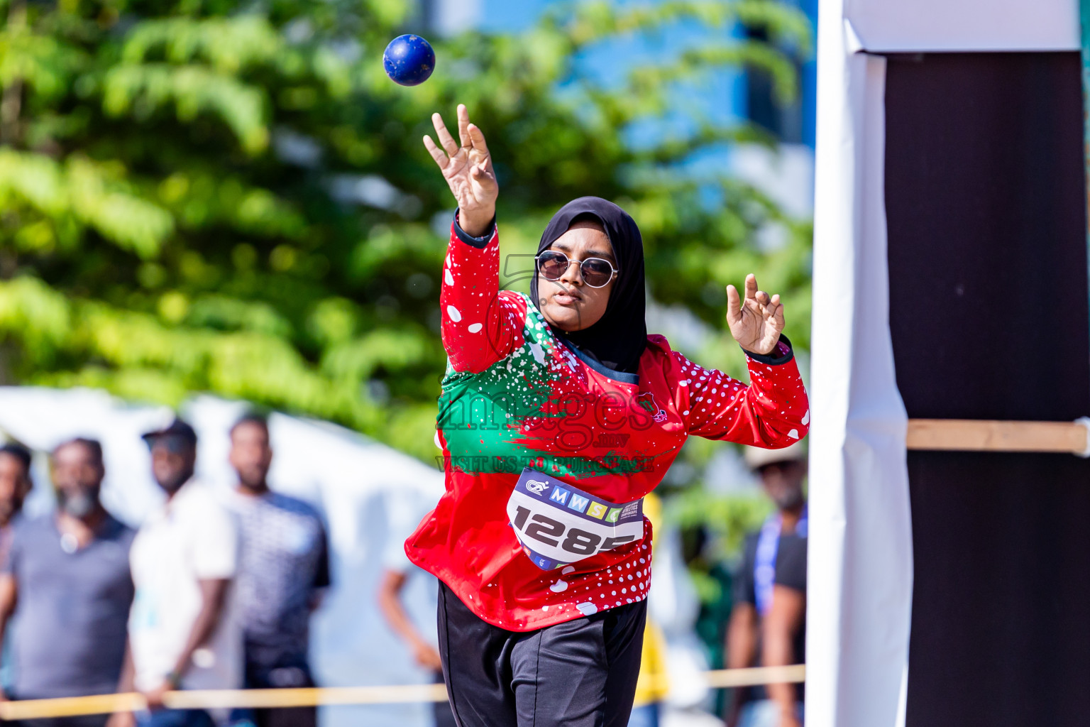 Day 3 of MWSC Interschool Athletics Championships 2024 held in Hulhumale Running Track, Hulhumale, Maldives on Monday, 11th November 2024. Photos by:  Nausham Waheed / Images.mv