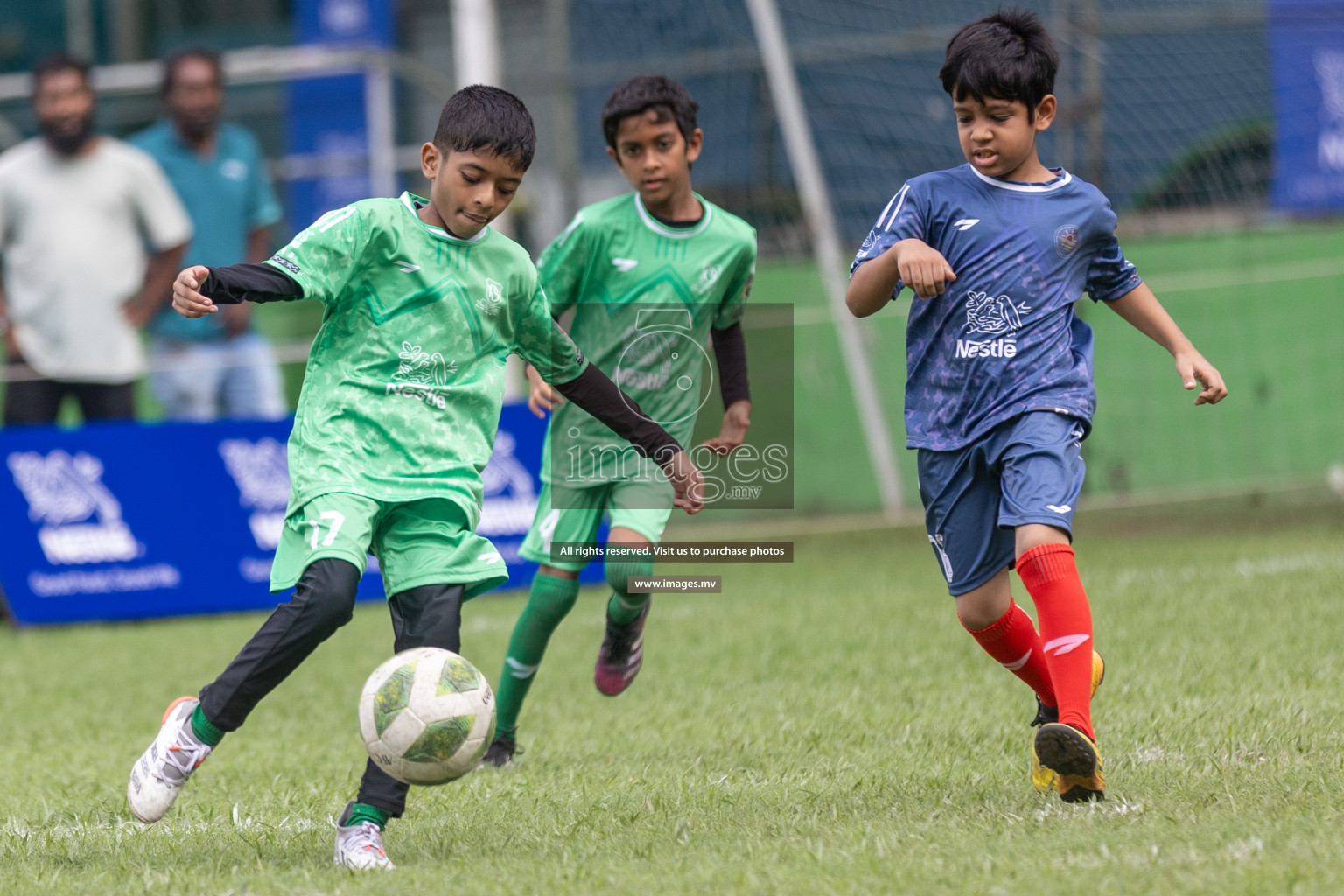 Day 1 of Nestle kids football fiesta, held in Henveyru Football Stadium, Male', Maldives on Wednesday, 11th October 2023 Photos: Shut Abdul Sattar/ Images.mv