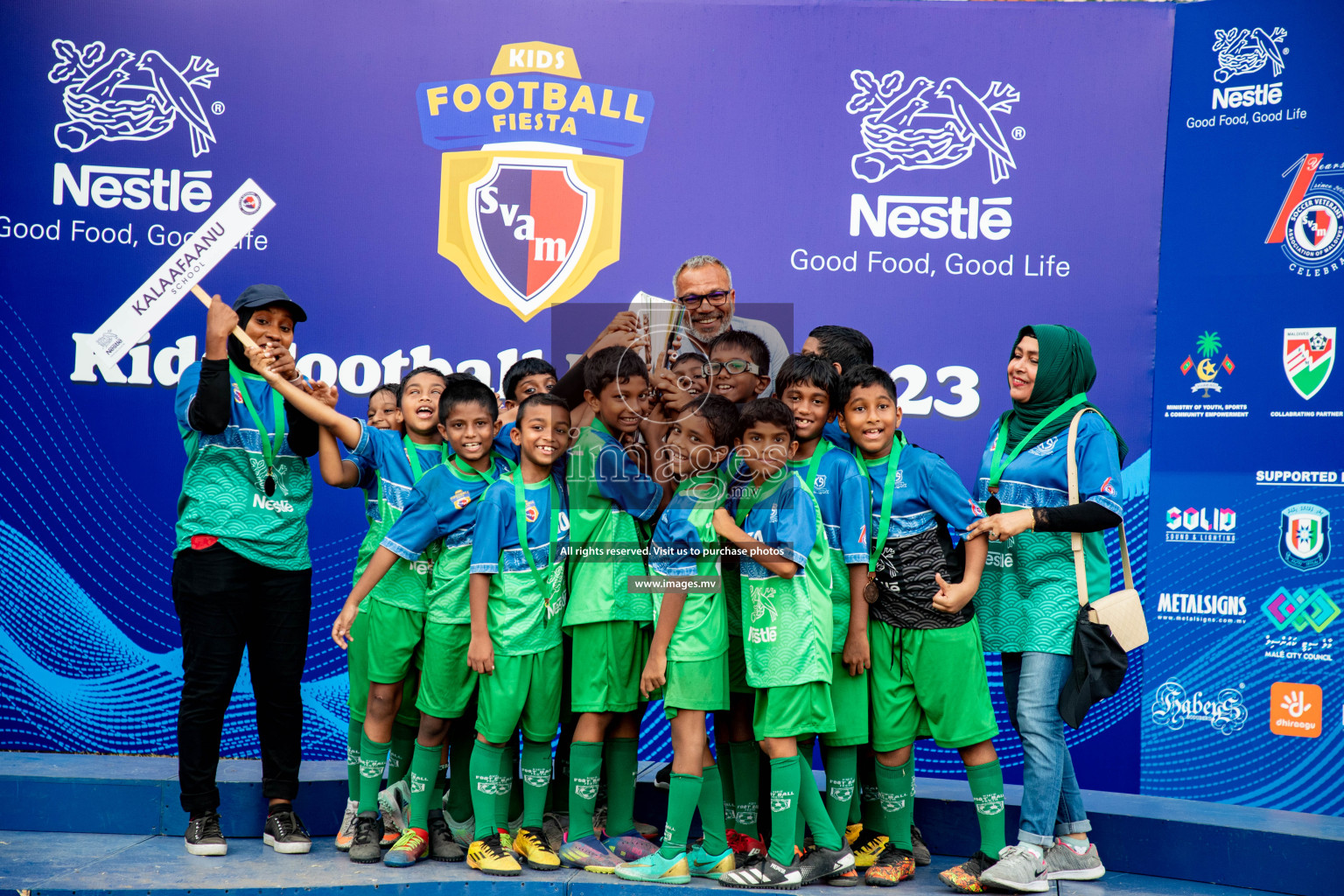 Finals & Closing Ceremony of Nestlé Kids Football Fiesta 2023 held in Male', Maldives on 25 February 2023