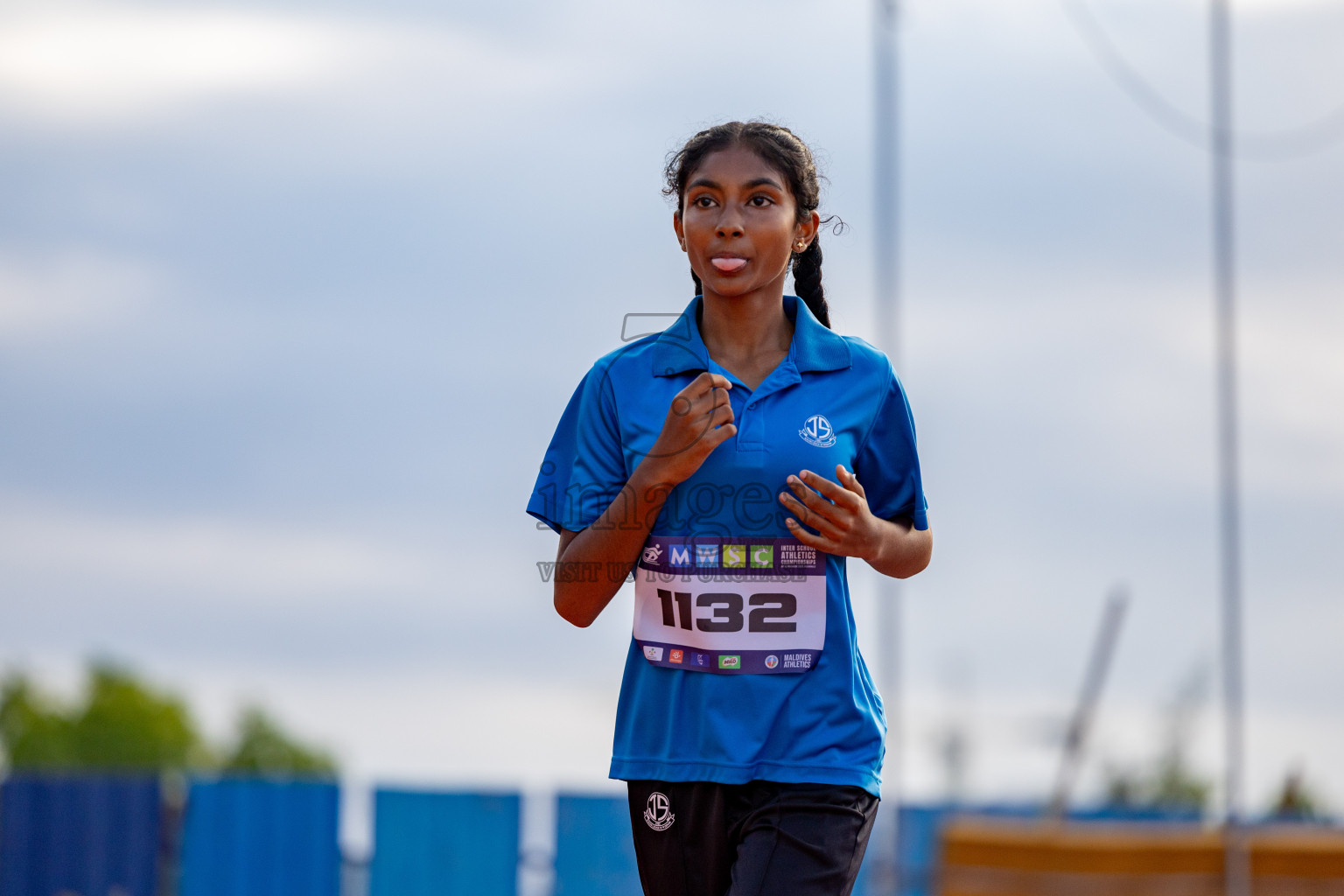 Day 2 of MWSC Interschool Athletics Championships 2024 held in Hulhumale Running Track, Hulhumale, Maldives on Sunday, 10th November 2024. 
Photos by: Hassan Simah / Images.mv