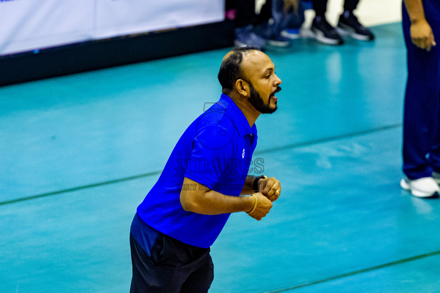 Nepal vs Sri Lanka in Day 1 of CAVA U20 Woman's Volleyball Championship 2024 was held in Social Center, Male', Maldives on 18th July 2024. Photos: Nausham Waheed / images.mv