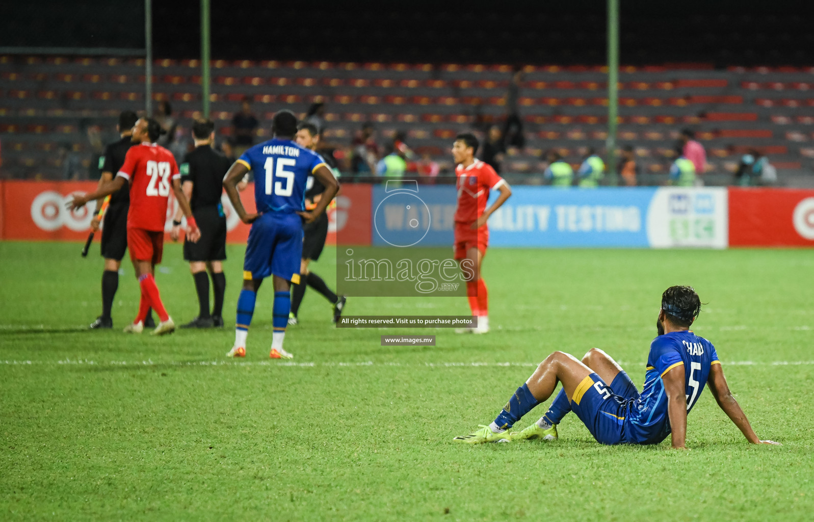 Nepal vs Sri Lanka in SAFF Championship 2021 held on 4th October 2021 in Galolhu National Stadium, Male', Maldives