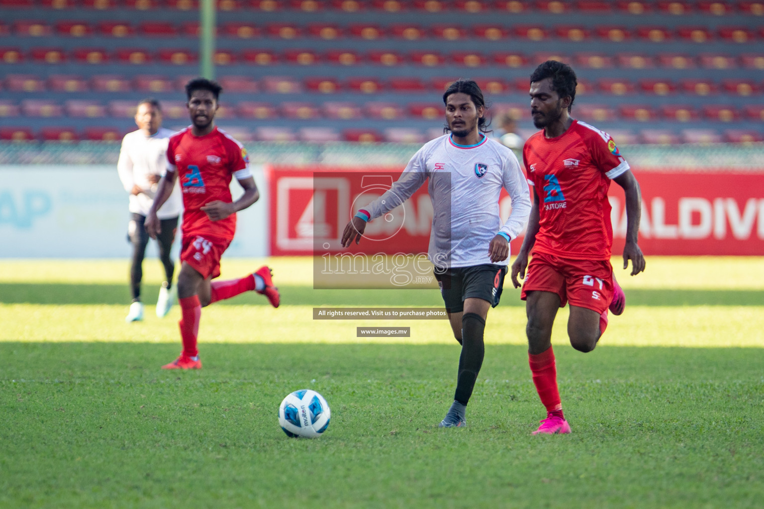 Tent Sports Club vs Club PK in 2nd Division 2022 on 13th July 2022, held in National Football Stadium, Male', Maldives  Photos: Hassan Simah / Images.mv