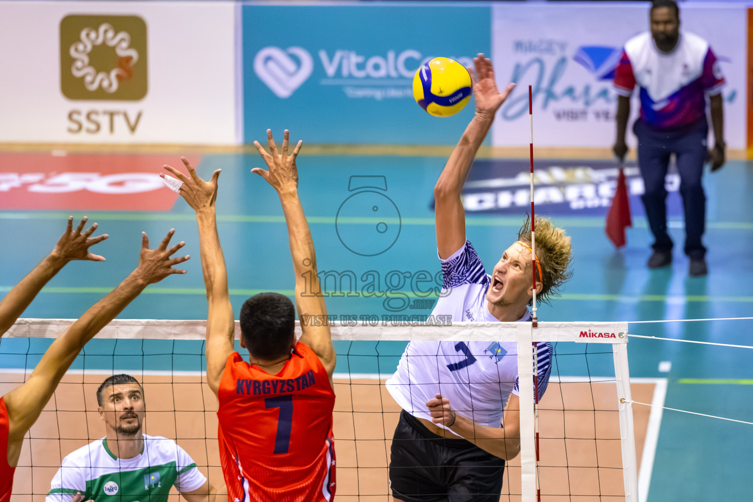 Final of CAVA Champions League 2025 held in Male', Maldives on Wednesday, 23th July 2025 at Social Center Indoor Hall 
Photos By: Mohamed Mahfooz Moosa / images.mv