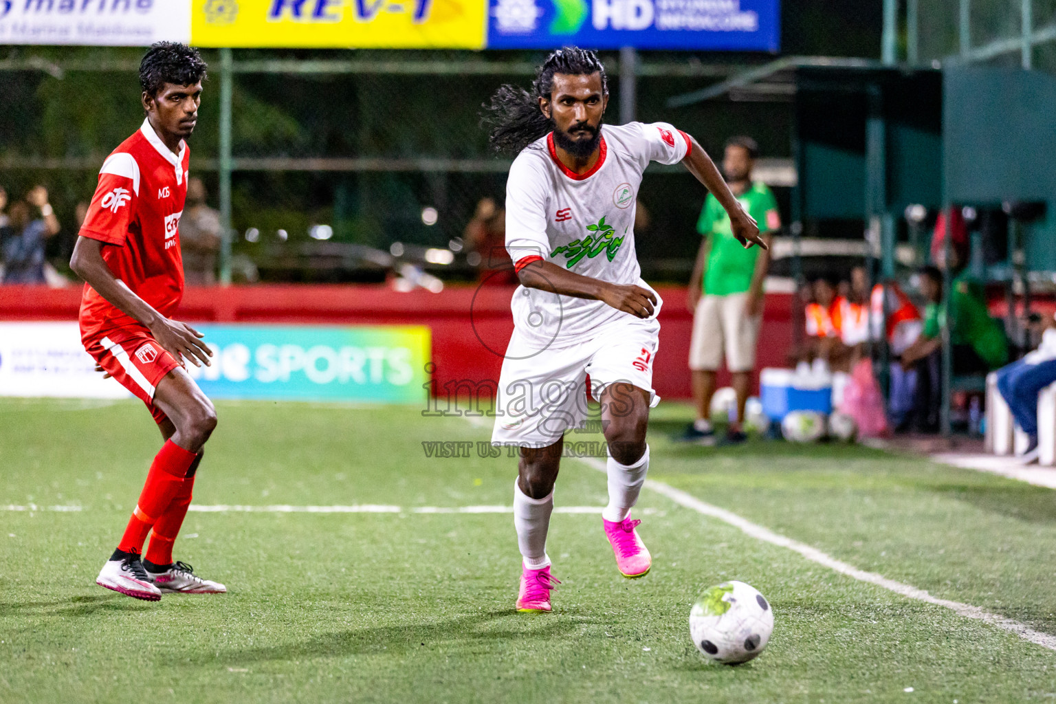 Th. Vilufushi  VS  Th. Gaadhiffushi in Day 20 of Golden Futsal Challenge 2024 was held on Saturday , 3rd February 2024 in Hulhumale', Maldives Photos: Nausham Waheed / images.mv