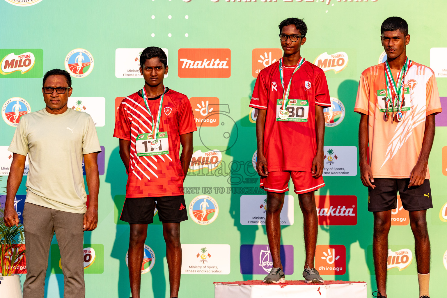 Day 4 of MILO Athletics Association Championship was held on Friday, 8th March 2024 in Male', Maldives. 
Photos: Hasna Hussain