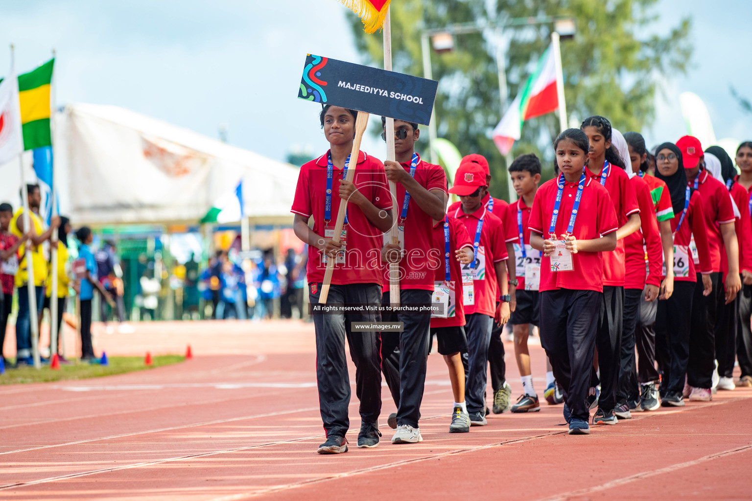 Day one of Inter School Athletics Championship 2023 was held at Hulhumale' Running Track at Hulhumale', Maldives on Saturday, 14th May 2023. Photos: Nausham Waheed / images.mv