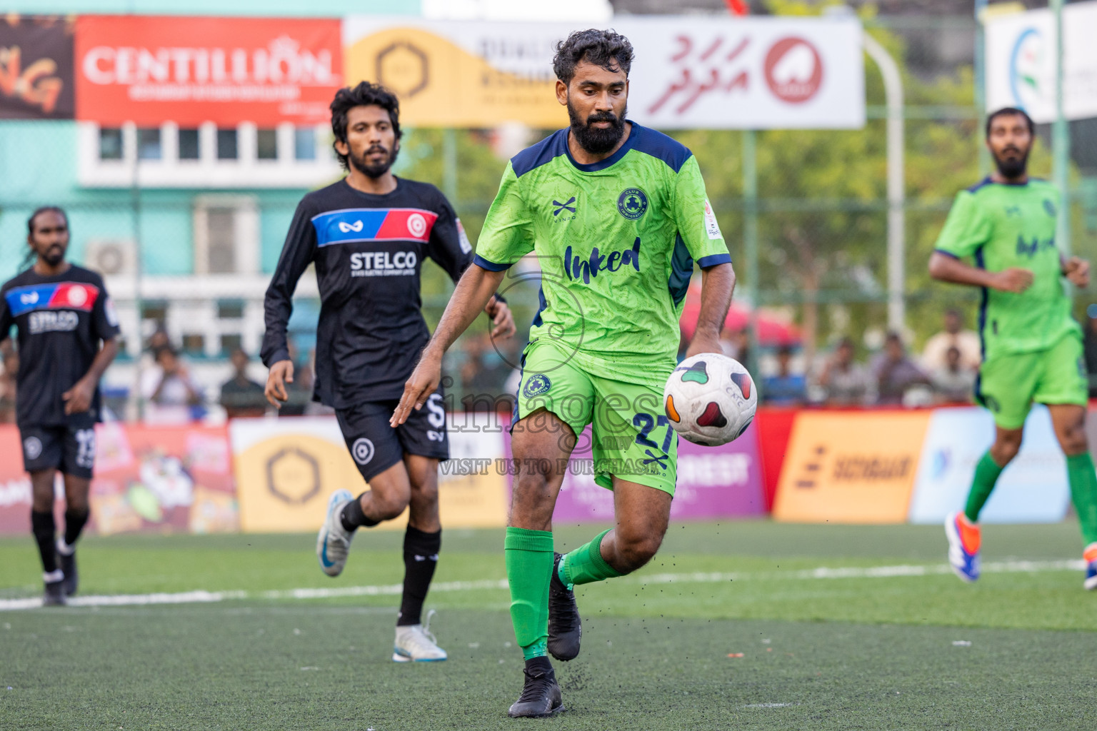 STELCO RC vs Club Immigration in Club Maldives Cup 2024 held in Rehendi Futsal Ground, Hulhumale', Maldives on Saturday, 28th September 2024.
Photos: Ismail Thoriq / images.mv