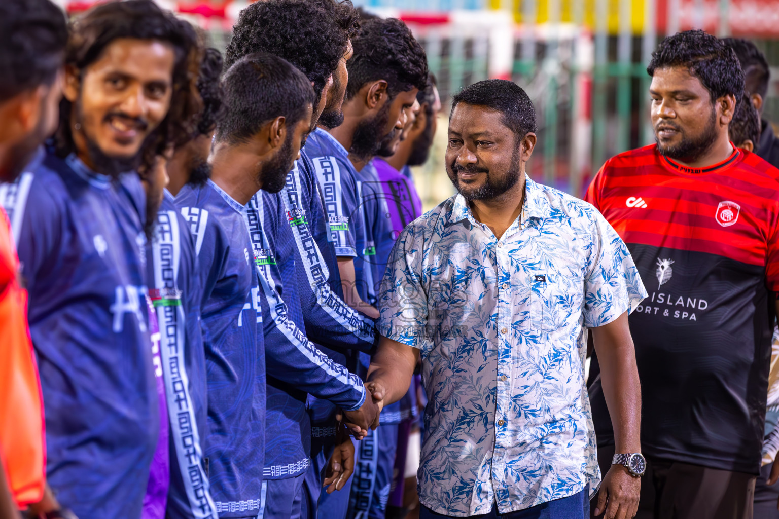 AA Bodufolhudhoo vs AA Mathiveri in Day 21 of Golden Futsal Challenge 2024 was held on Sunday , 4th February 2024 in Hulhumale', Maldives
Photos: Ismail Thoriq / images.mv