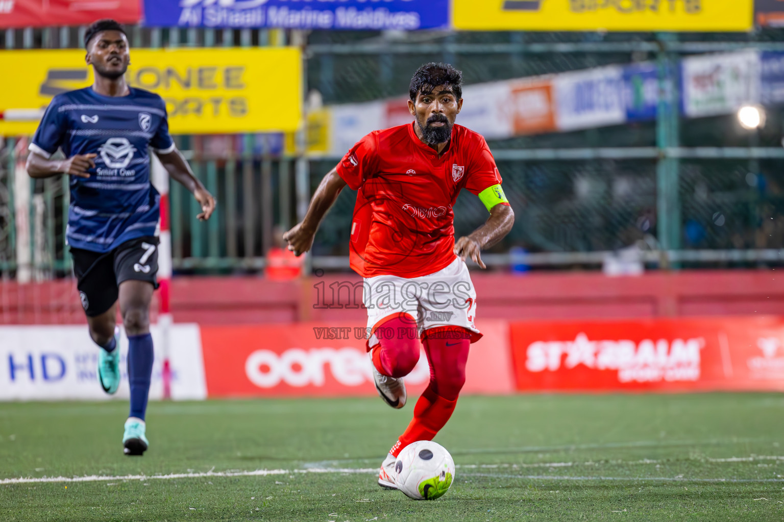 K Gaafaru vs B Eydhafushi in Zone 3 Final on Day 38 of Golden Futsal Challenge 2024 which was held on Friday, 23rd February 2024, in Hulhumale', Maldives Photos: Ismail Thoriq / images.mv