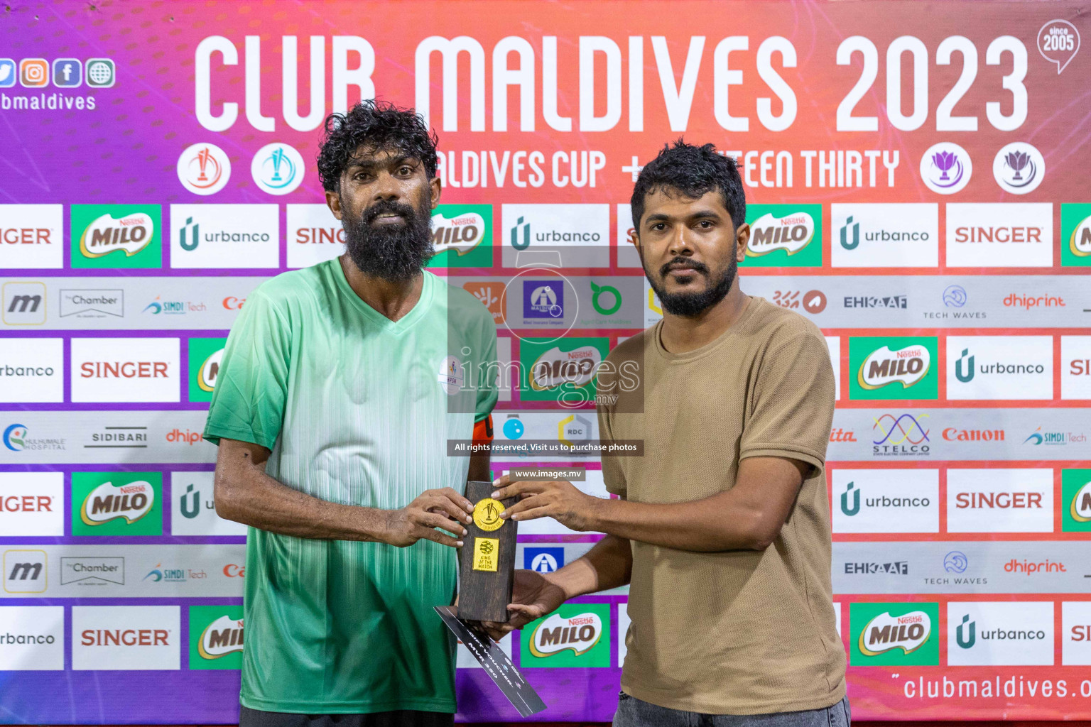 HSPN vs Home Affairs RC in Club Maldives Cup Classic 2023 held in Hulhumale, Maldives, on Sunday, 23rd July 2023. Photos: Ismail Thoriq / images.mv