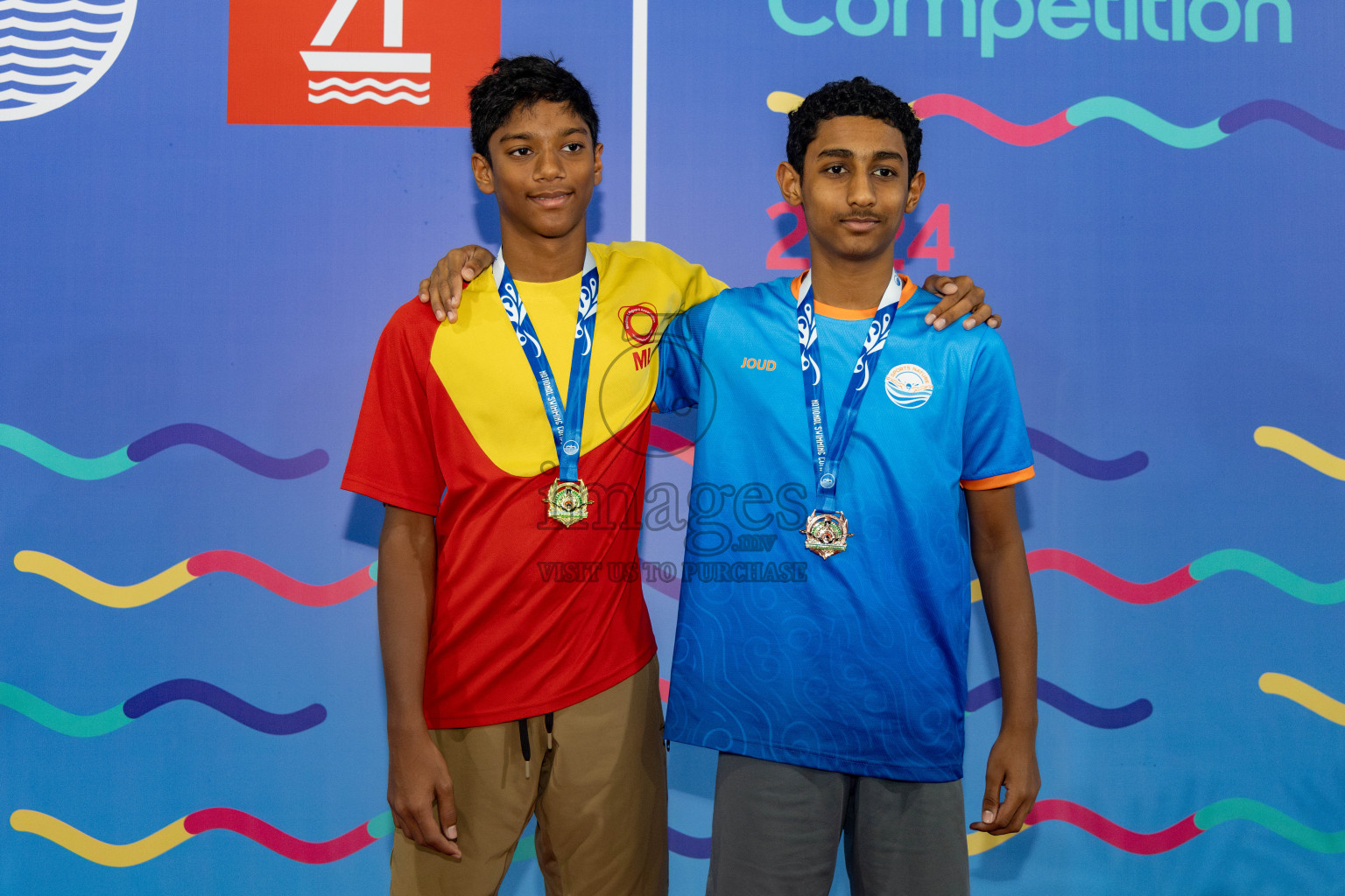 Day 6 of National Swimming Competition 2024 held in Hulhumale', Maldives on Wednesday, 18th December 2024. 
Photos: Hassan Simah / images.mv