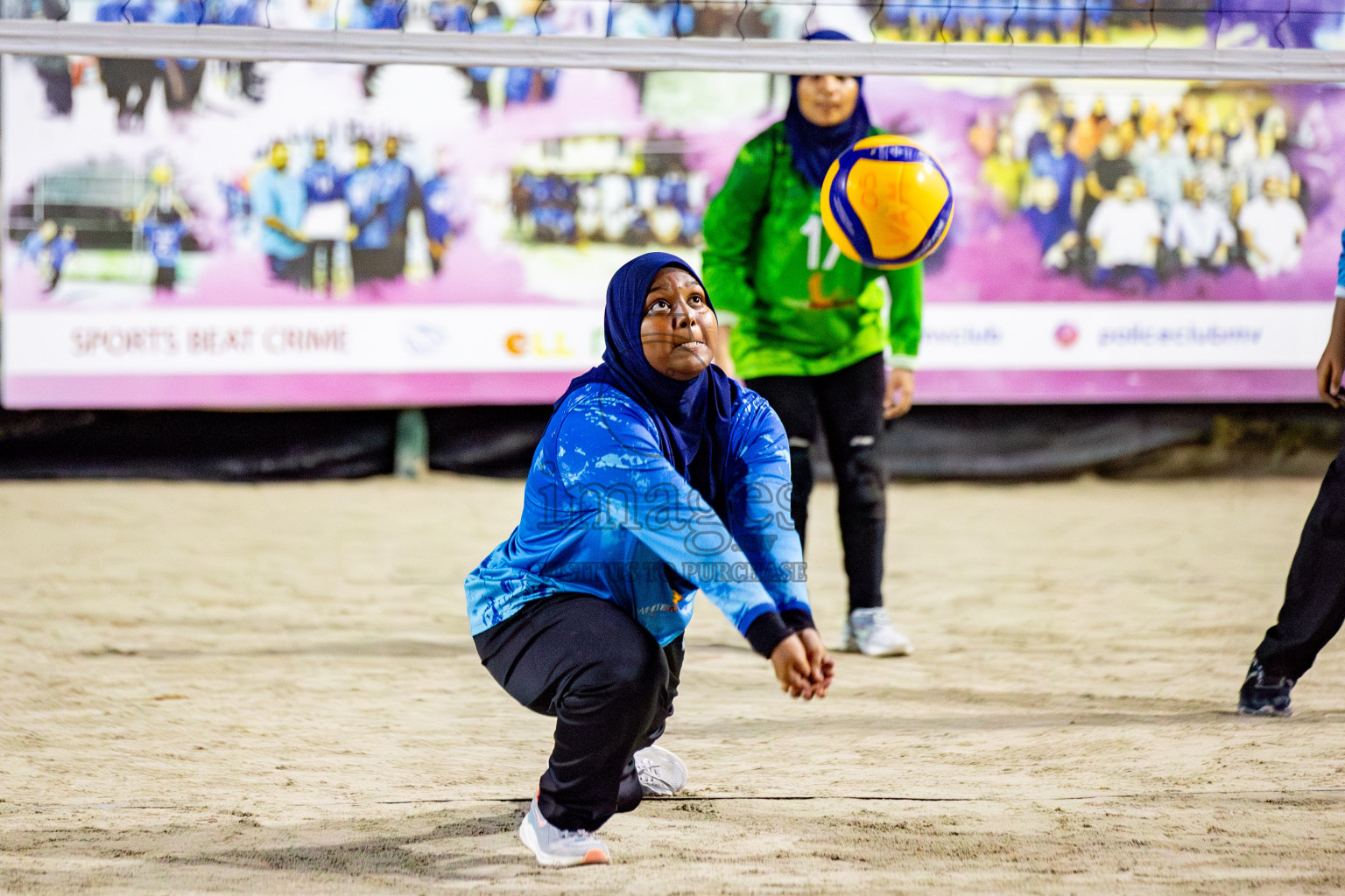 U19 Male and Atoll Girl's Finals in Day 9 of Interschool Volleyball Tournament 2024 was held in ABC Court at Male', Maldives on Saturday, 30th November 2024. Photos: Hassan Simah / images.mv