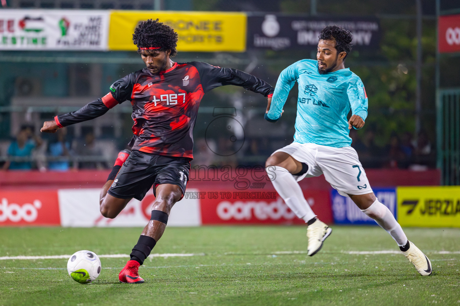 AA Mathiveri vs ADh Maamigili on Day 34 of Golden Futsal Challenge 2024 was held on Monday, 19th February 2024, in Hulhumale', Maldives
Photos: Mohamed Mahfooz Moosa / images.mv