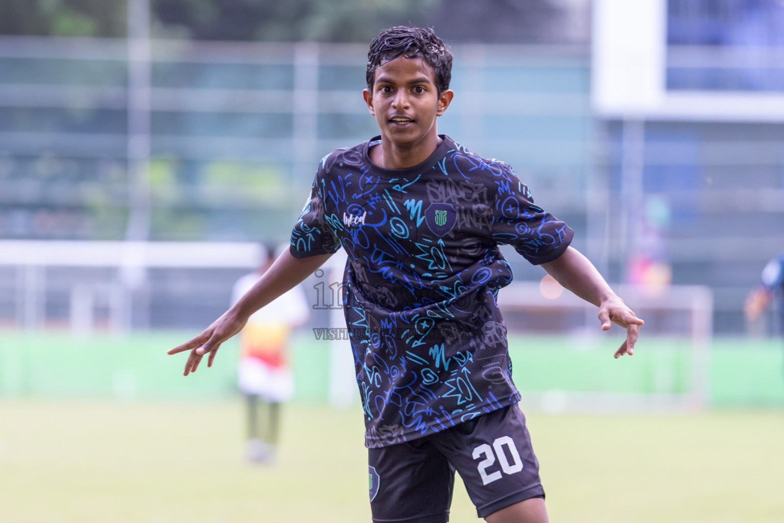 Club Eagles vs Super United Sports (U14) in Day 4 of Dhivehi Youth League 2024 held at Henveiru Stadium on Thursday, 28th November 2024. Photos: Shuu Abdul Sattar/ Images.mv