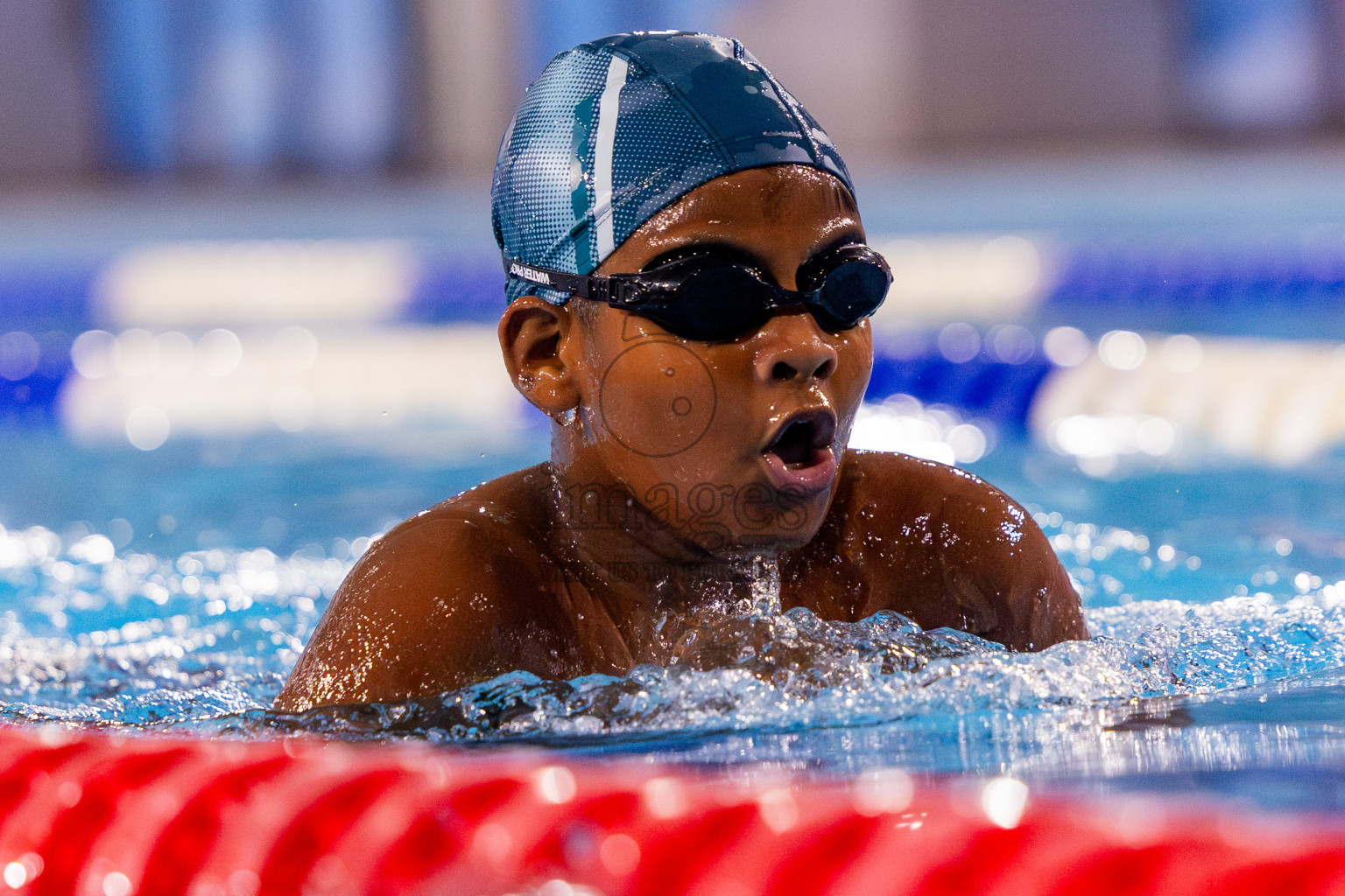 Day 1 of BML 5th National Swimming Kids Festival 2024 held in Hulhumale', Maldives on Monday, 18th November 2024. Photos: Nausham Waheed / images.mv