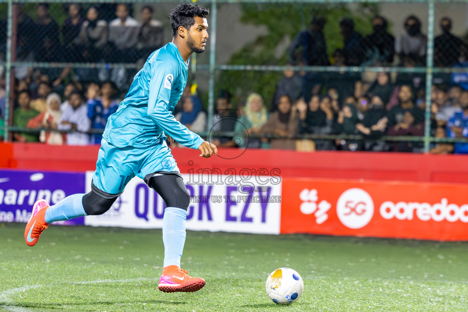 AA Mathiveri vs AA Thoddoo in Zone Round on Day 27 of Golden Futsal Challenge 2025 was held on Friday , 31st January 2025, in Hulhumale', Maldives. Photos: Ismail Thoriq / images.mv