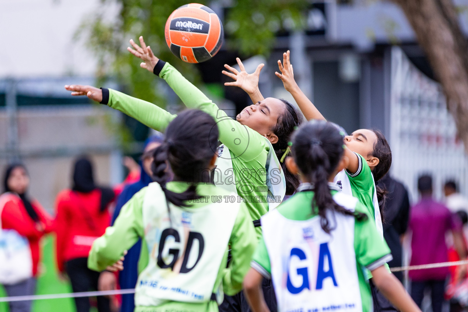 Day 3 of Nestle' Kids Netball Fiesta 2023 held in Henveyru Stadium, Male', Maldives on Saturday, 2nd December 2023. Photos by Nausham Waheed / Images.mv