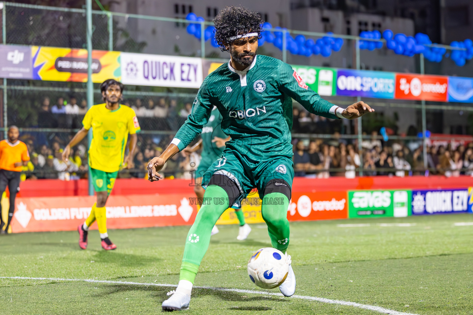 Dhandimagu vs GDh Vaadhoo in Zone Round on Day 28 of Golden Futsal Challenge 2025 was held on Saturday , 1st February 2025, in Hulhumale', Maldives. Photos: Ismail Thoriq / images.mv