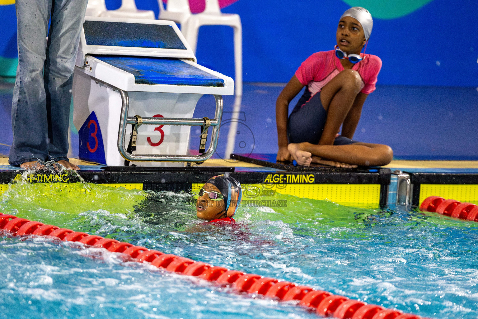 Day 4 of BML 5th National Swimming Kids Festival 2024 held in Hulhumale', Maldives on Thursday, 21st November 2024. Photos: Nausham Waheed / images.mv