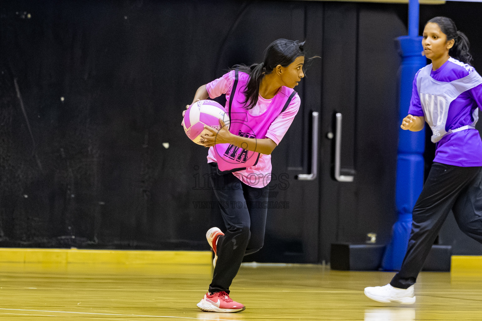 Invicto SC vs Xenith SC A in Day 3 of 24th Milo Netball Association Championship held in Social Center at Male', Maldives on Wednesday, 3rd September 2025. Photos: Mohamed MahfoozMoosa / images.mv