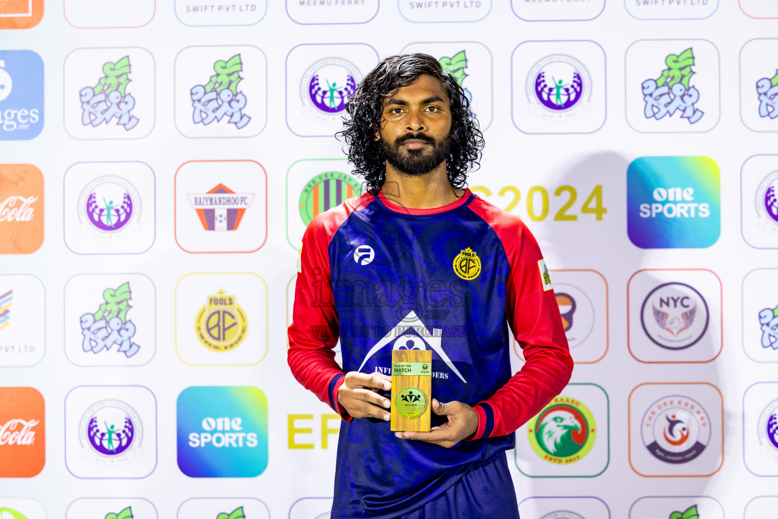 Fools SC vs FC Baaz in Day 2 of Laamehi Dhiggaru Ekuveri Futsal Challenge 2024 was held on Saturday, 27th July 2024, at Dhiggaru Futsal Ground, Dhiggaru, Maldives Photos: Nausham Waheed / images.mv