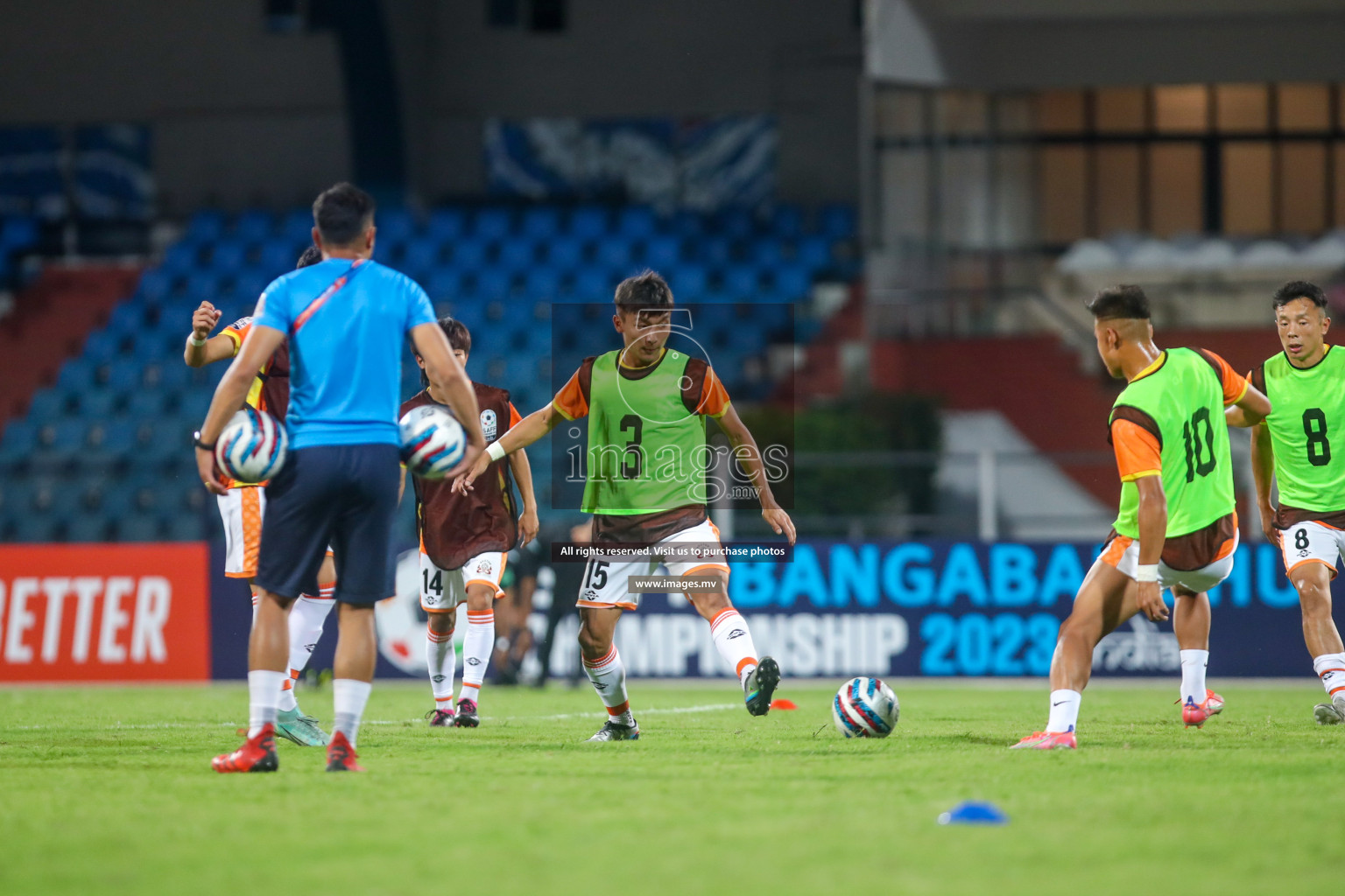 Maldives vs Bhutan in SAFF Championship 2023 held in Sree Kanteerava Stadium, Bengaluru, India, on Wednesday, 22nd June 2023. Photos: Nausham Waheed / images.mv