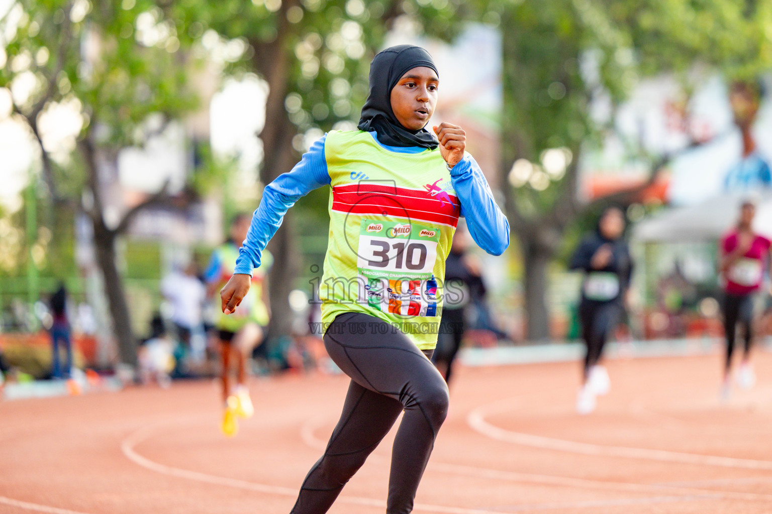 Day 2 of 12th Milo Association Championships was held in Ekuveni Track at Male', Maldives on Friday, 25th April 2025. Photos: Hassan Simah / images.mv
