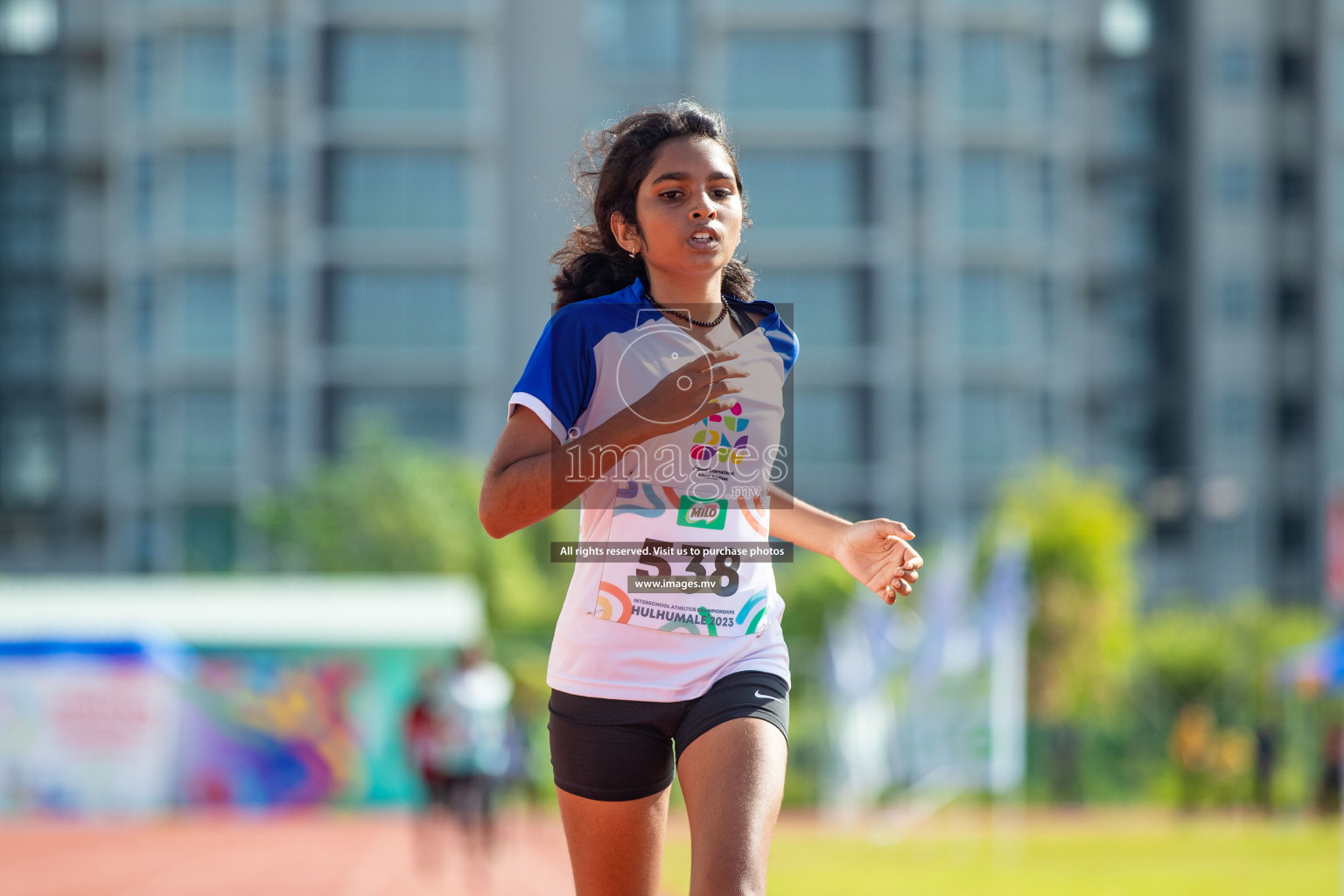 Day three of Inter School Athletics Championship 2023 was held at Hulhumale' Running Track at Hulhumale', Maldives on Tuesday, 16th May 2023. Photos: Nausham Waheed / images.mv