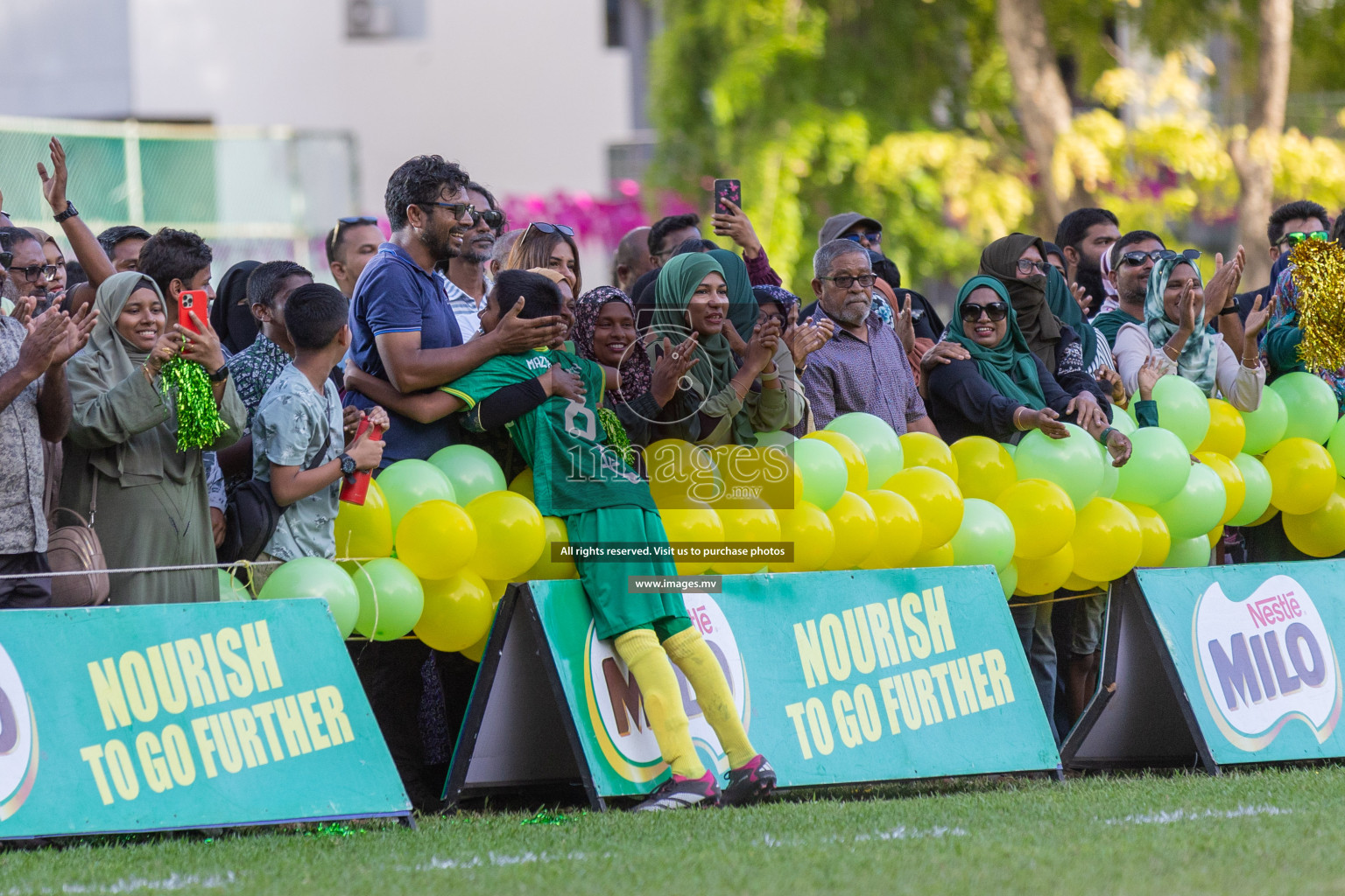 Day 2 of MILO Academy Championship 2023 (U12) was held in Henveiru Football Grounds, Male', Maldives, on Saturday, 19th August 2023. Photos: Shuu / images.mv