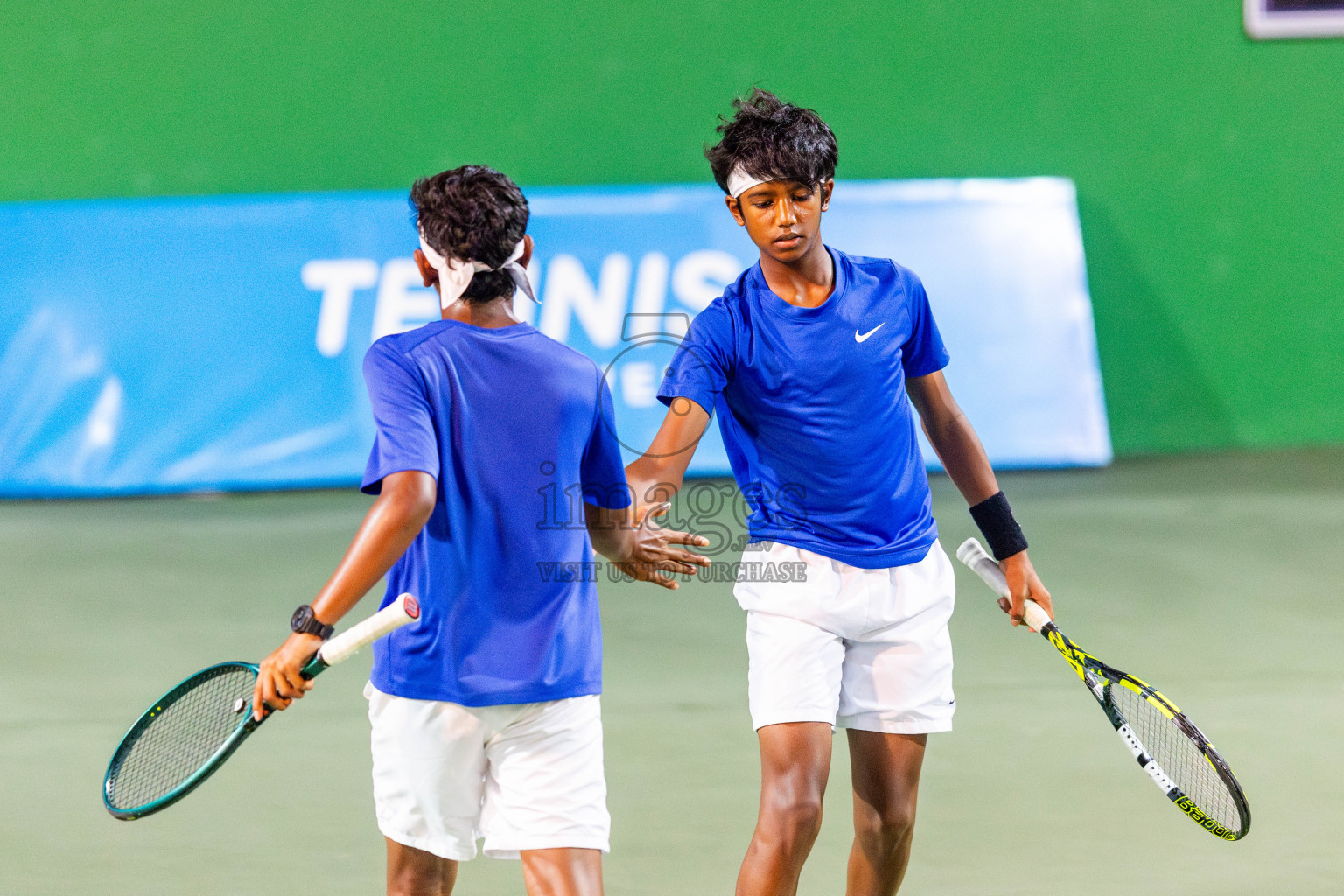 Day 8 of ATF Maldives Junior Open Tennis was held in Male' Tennis Court, Male', Maldives on Thursday, 19th December 2024. Photos: Nausham Waheed/ images.mv