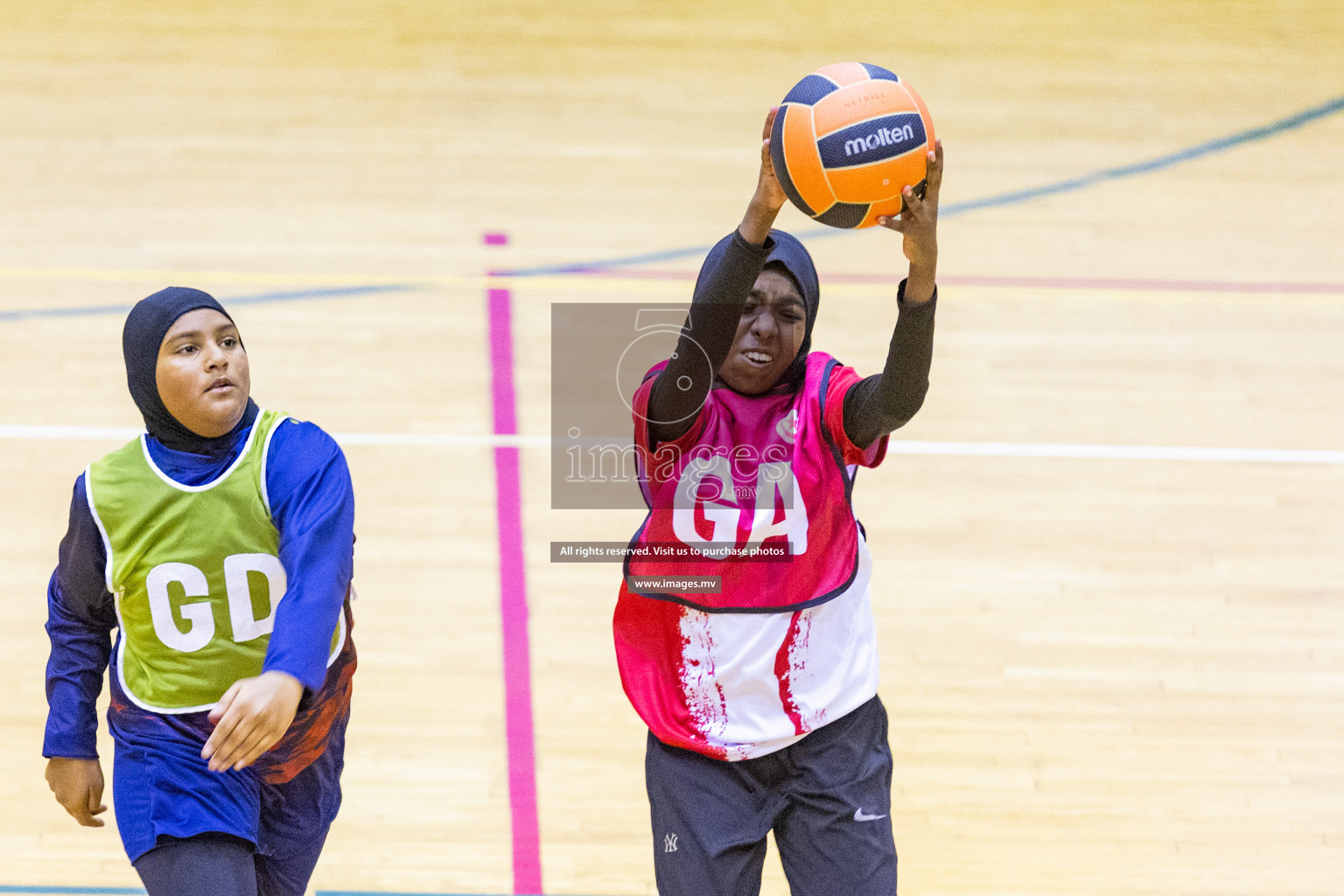 Day5 of 24th Interschool Netball Tournament 2023 was held in Social Center, Male', Maldives on 31st October 2023. Photos: Nausham Waheed / images.mv