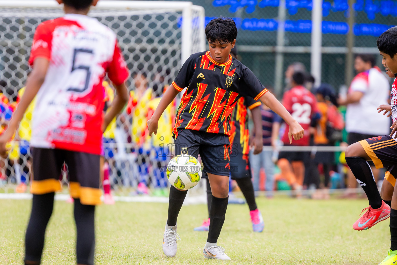 Day 1 of MILO Academy Championship 2025 (U-12) was held at Henveiru Stadium in Male', Maldives on Thursday, 1st May 2025. Photos: Nausham Waheed / images.mv