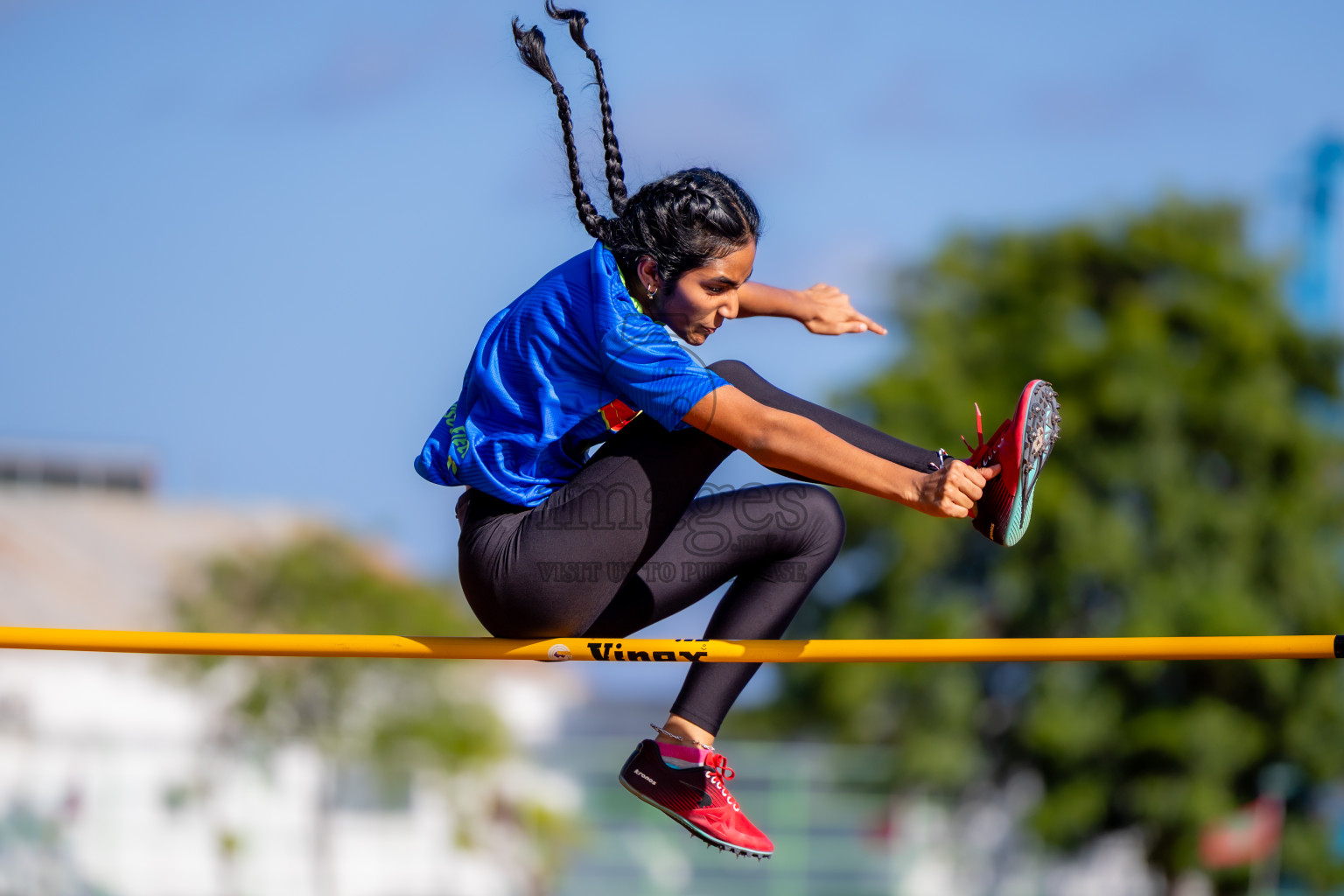 Day 1 of 12th Milo Association Championships was held in Ekuveni Track at Male', Maldives on Thursday, 24th April 2025. Photos: Nausham Waheed / images.mv