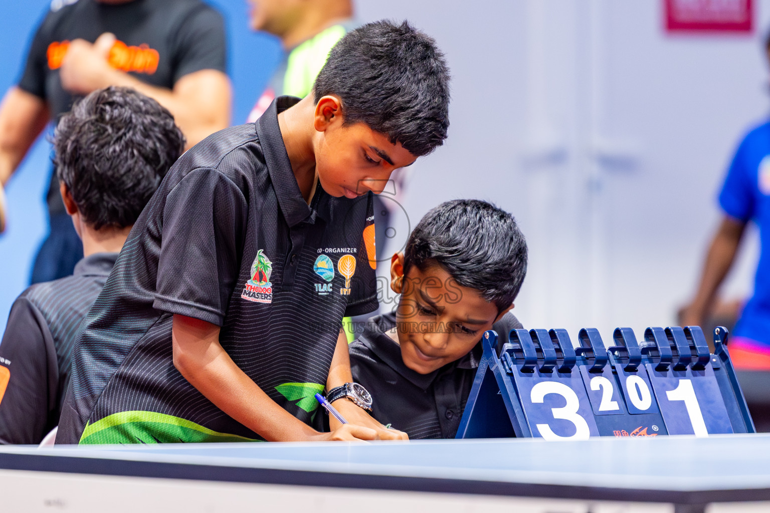 Day 3 of 1st Thoddoo Masters Table Tennis Tournament was held on Saturday, 23rd August 2025 in AA Thoddoo, Maldives. Photos: Nausham Waheed / images.mv