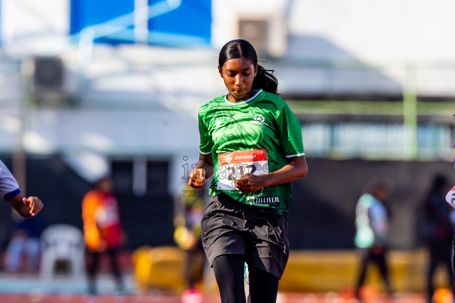 Day 2 of Inter-school Athletics Championship 2025 held in Ekuveni Synthetic Track, Male', Maldives on Tuesday, 07th October 2025. Photos by: Nausham Waheed / Images.mv