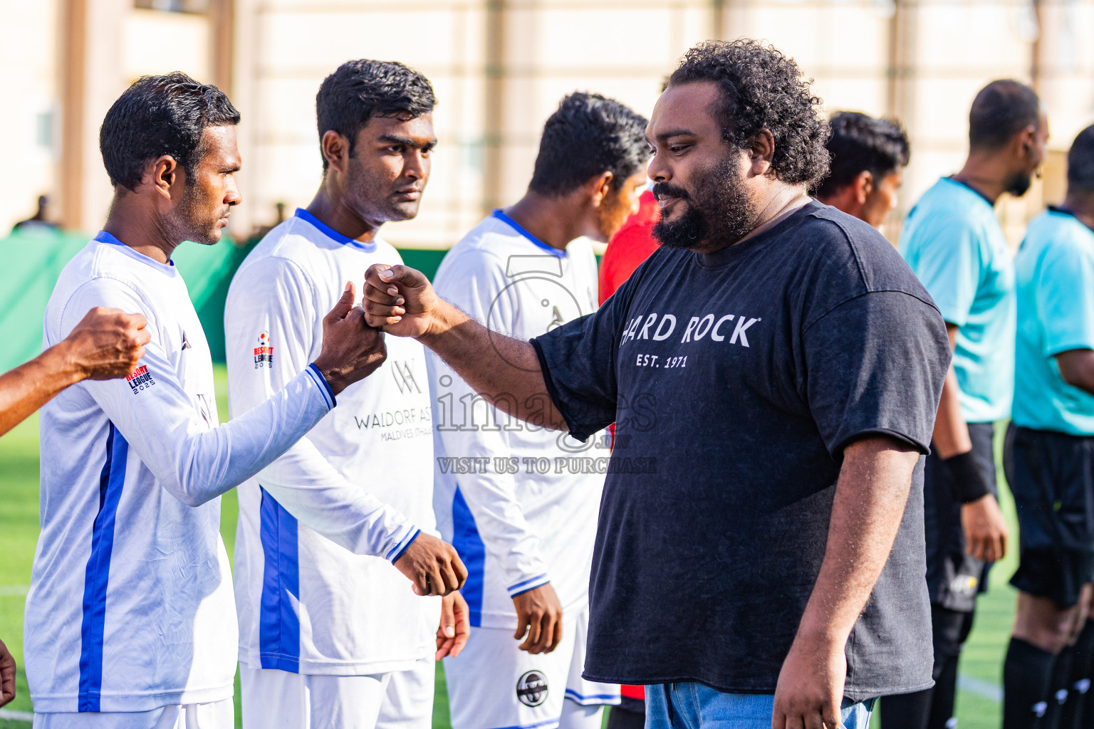 Waldorf Astoria vs Jumeirah Olhaheli in Resort Super League 2025 was held on Sunday, 26th October 2025 in Crossroads's Maldives, Photos: Areef Adam / images.mv
