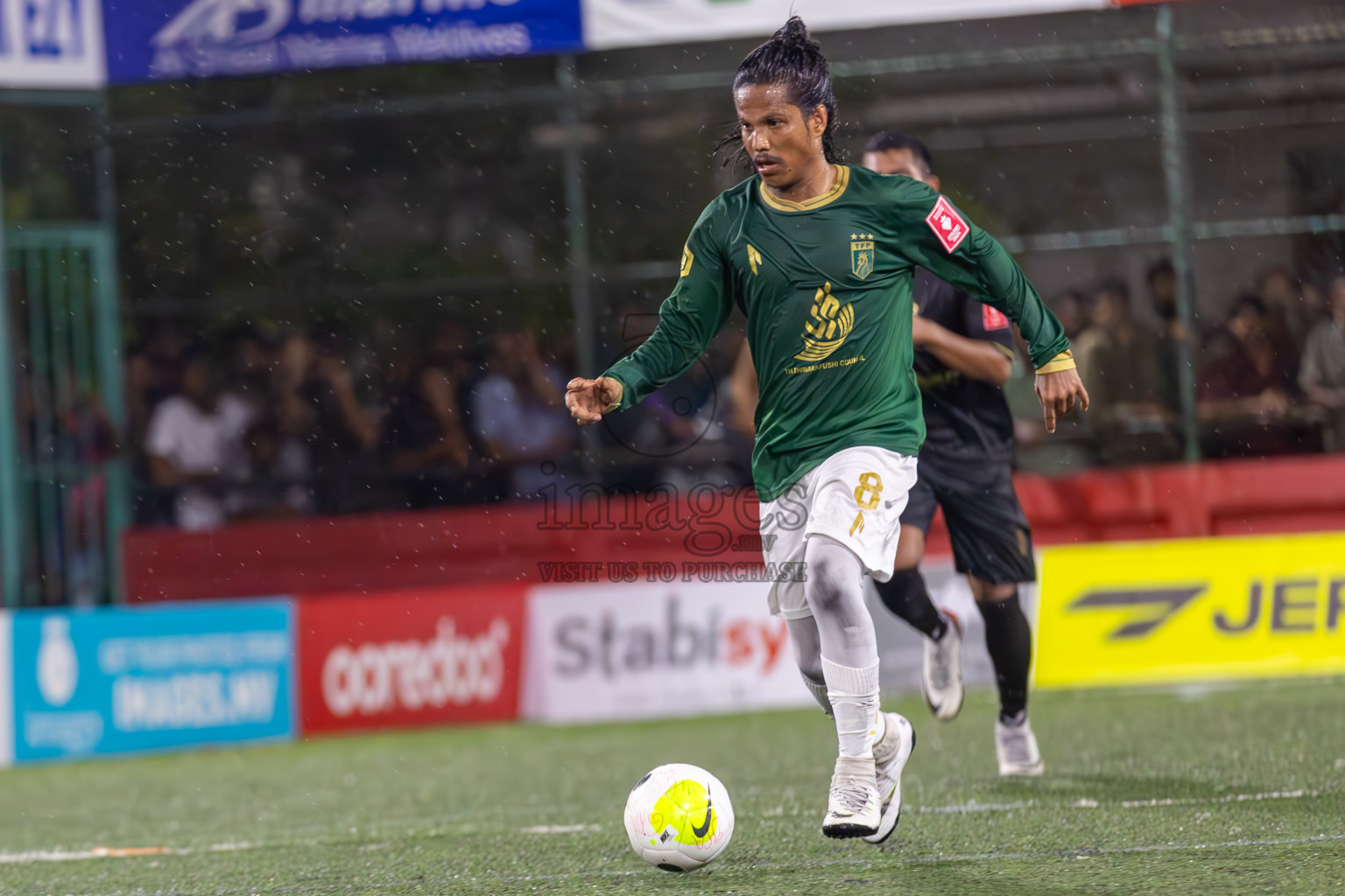 Th Thimarafushi vs HA Utheemu in Round of 16 on Day 40 of Golden Futsal Challenge 2024 which was held on Tuesday, 27th February 2024, in Hulhumale', Maldives Photos: Ismail Thoriq / images.mv