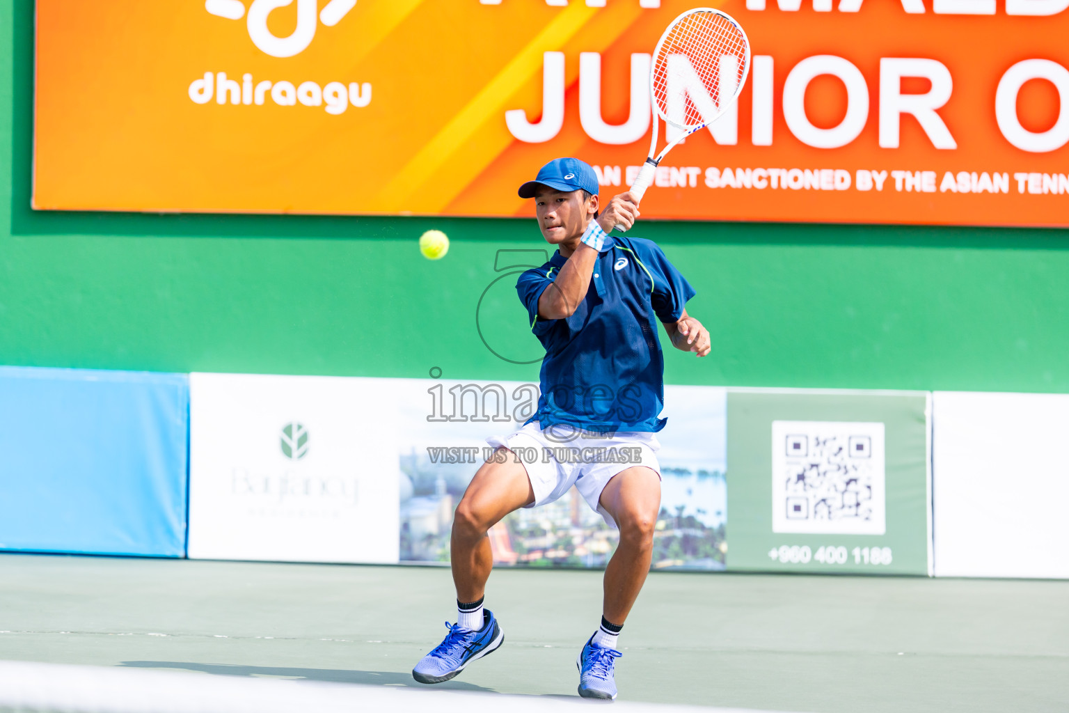 Day 4 of ATF Maldives Junior Open Tennis was held in Male' Tennis Court, Male', Maldives on Thursday, 12th December 2024. Photos: Nausham Waheed/ images.mv