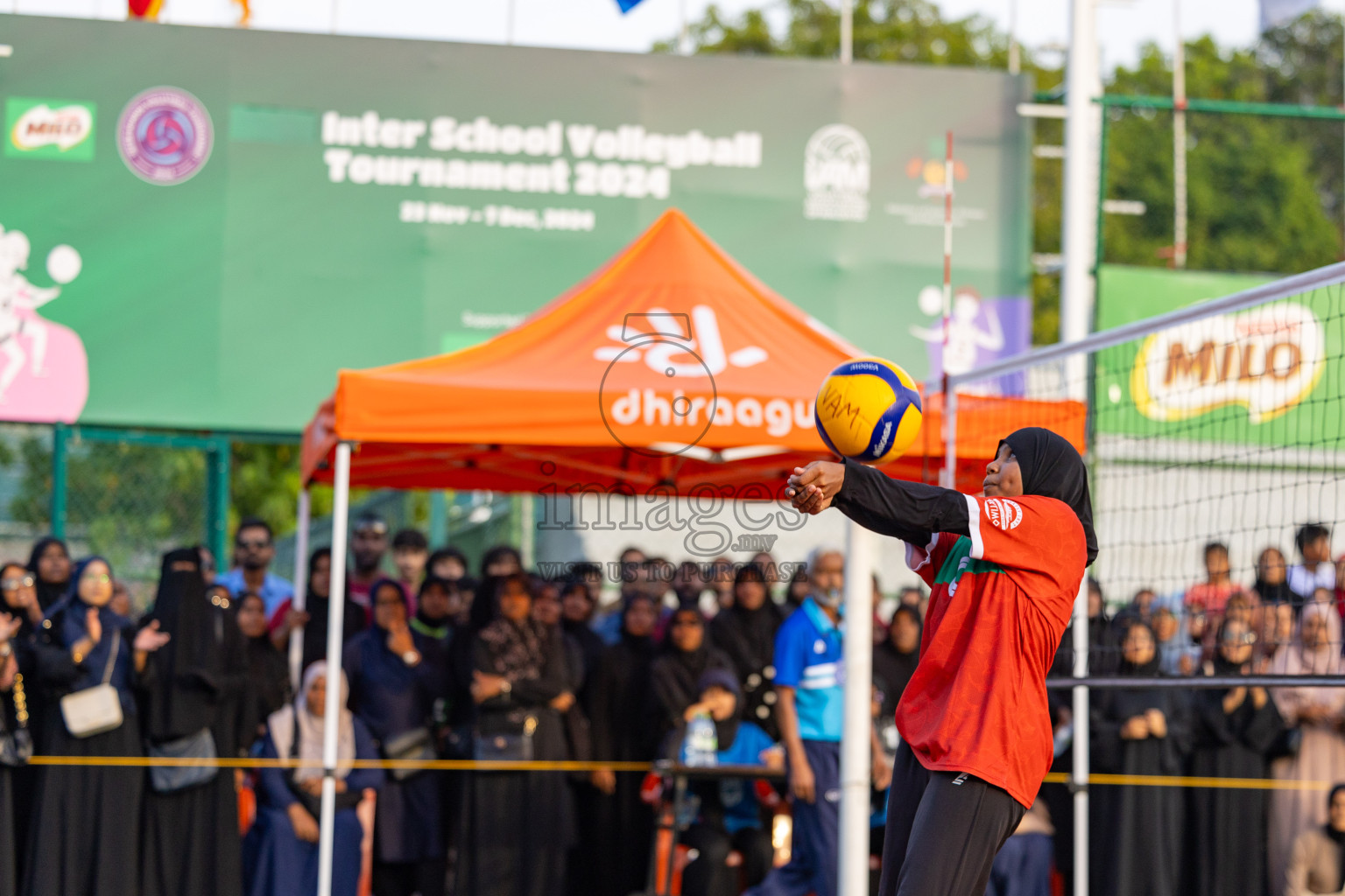 Day 6 of Interschool Volleyball Tournament 2024 was held in Ekuveni Volleyball Court at Male', Maldives on Thursday, 28th November 2024.
Photos: Ismail Thoriq / images.mv