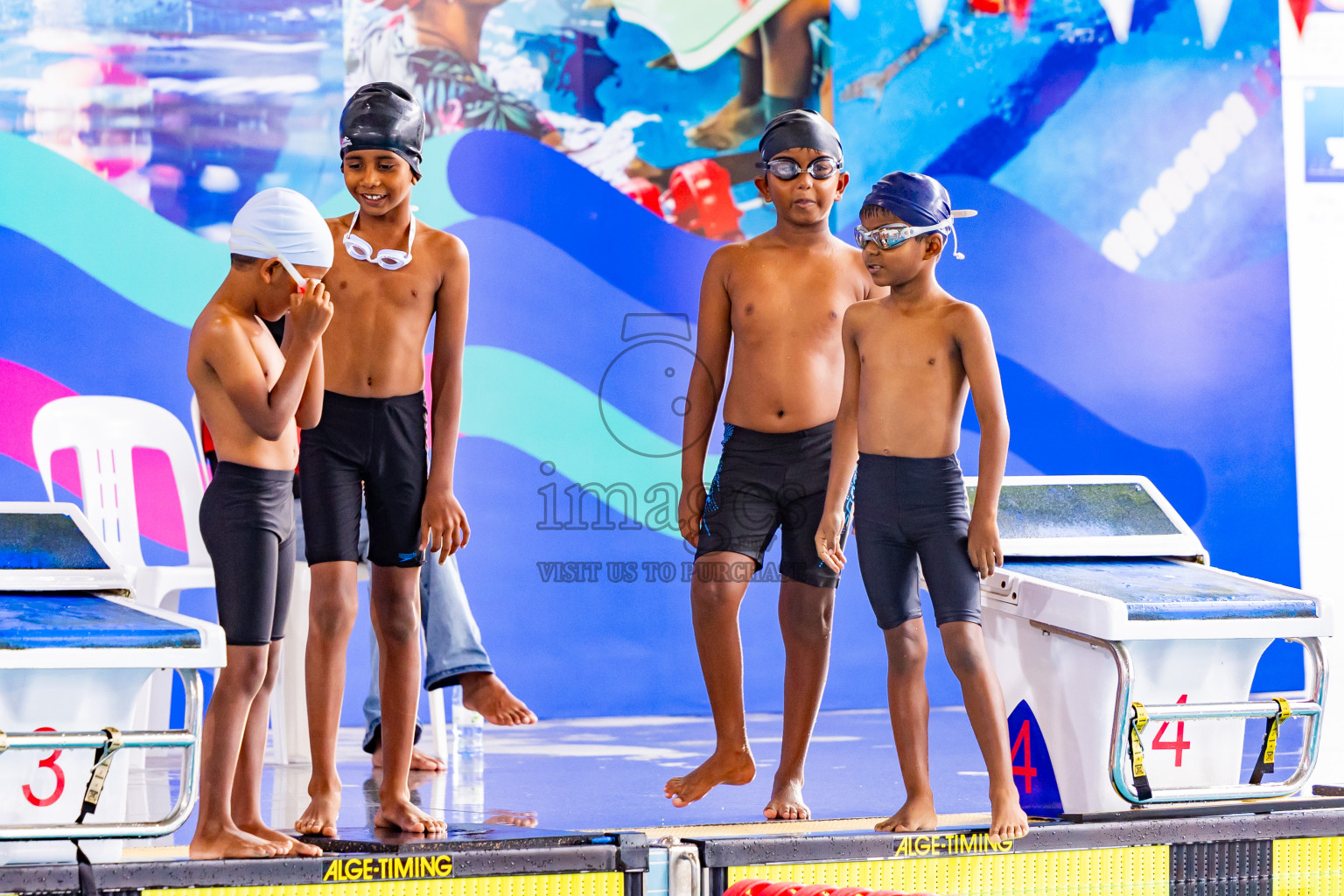 Day 3 of BML 5th National Swimming Kids Festival 2024 held in Hulhumale', Maldives on Wednesday, 20th November 2024. Photos: Nausham Waheed / images.mv