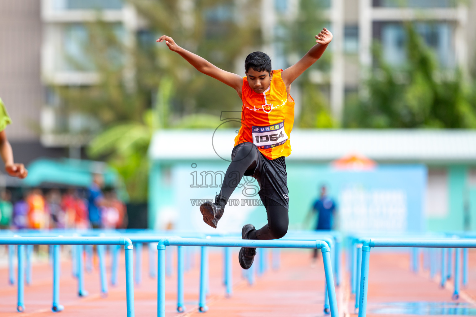 Day 2 of MWSC Interschool Athletics Championships 2024 held in Hulhumale Running Track, Hulhumale, Maldives on Sunday, 10th November 2024.
Photos by: Ismail Thoriq / Images.mv