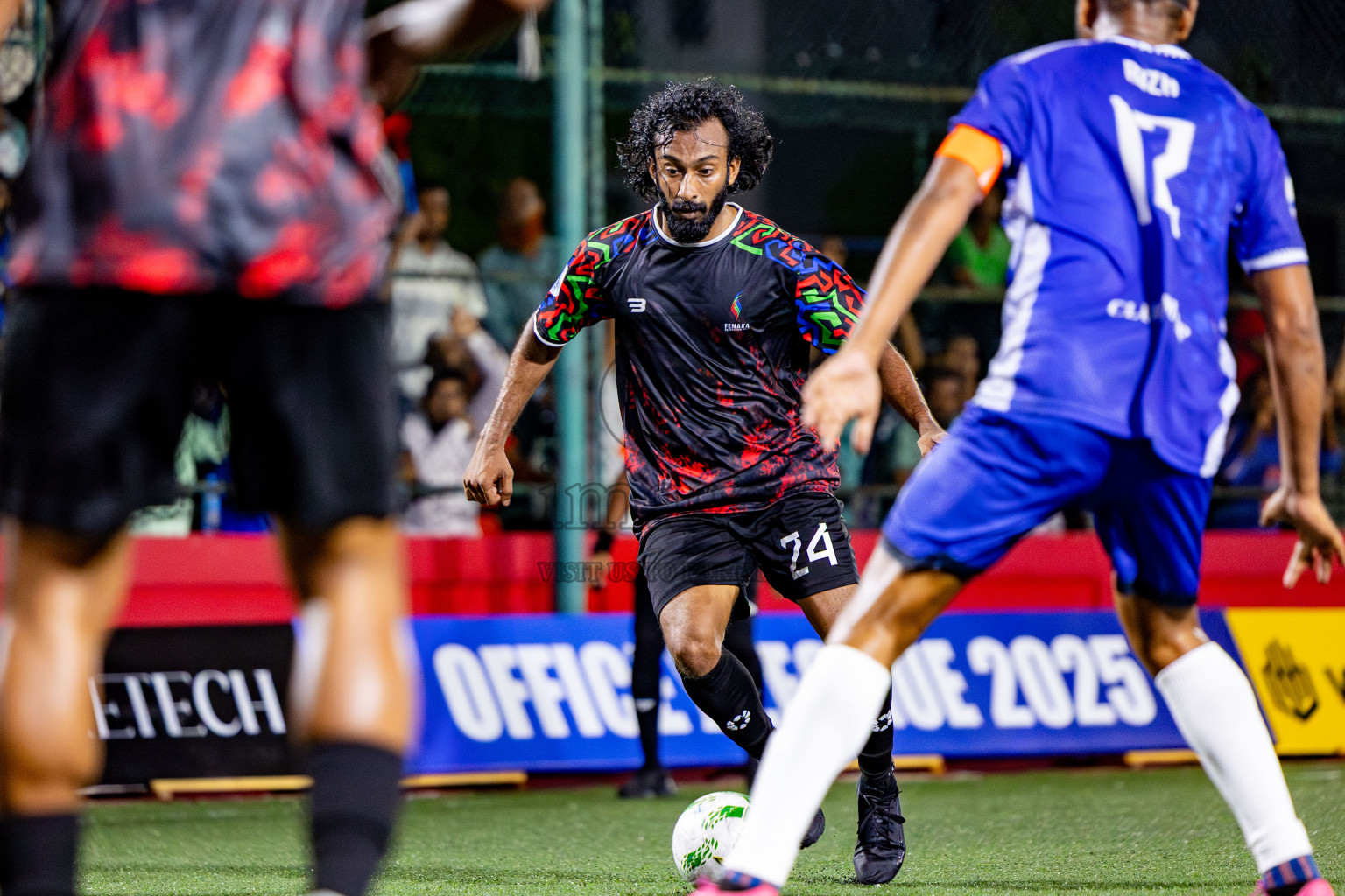 MCLP vs Fenaka in Day 8 of Office League 2025 was held on Wednesday, 23rd April 2025 in Hulhumale', Maldives. Photos: Nausham Waheed  / images.mv