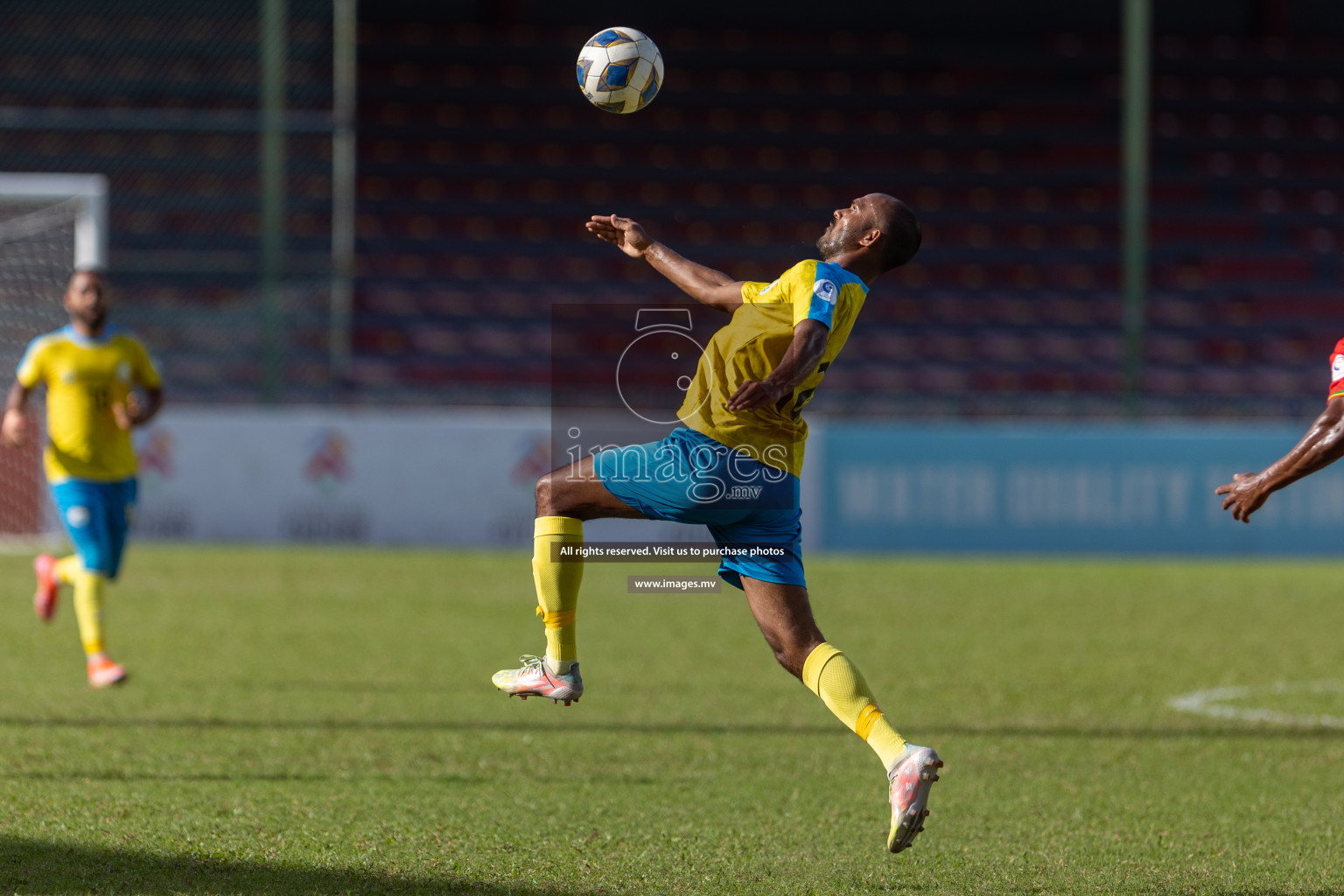 Club Valencia vs De Grande Sports Club in Ooredoo Dhivehi Premier League 2021/22 on 16th July 2022, held in National Football Stadium, Male', Maldives Photos: Hassan Simah/ Images mv