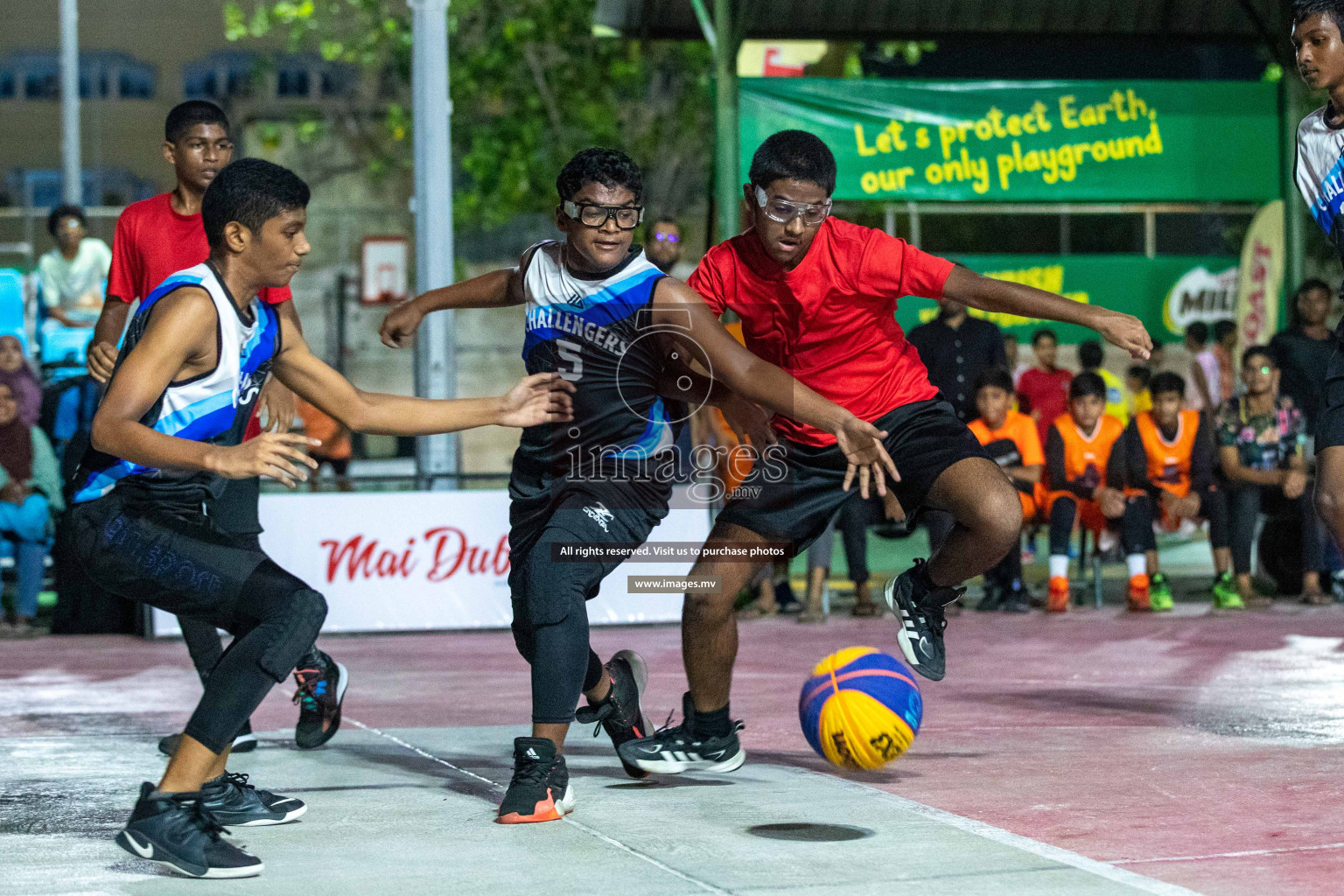 Day4 of Slamdunk by Sosal on 15th April 2023 held in Male'. Photos: Nausham waheed /images.mv