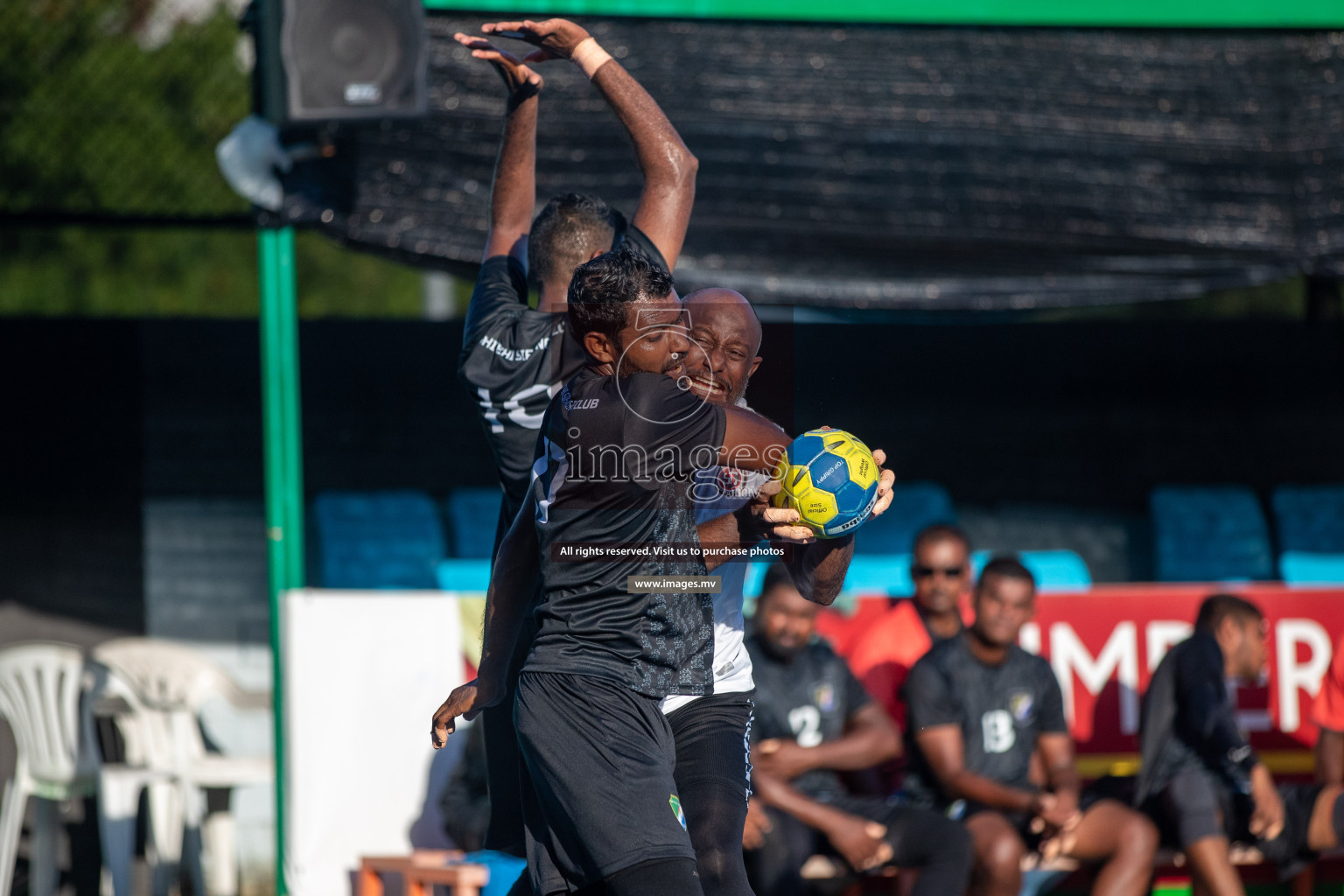 Day 9 of 6th MILO Handball Maldives Championship 2023, held in Handball ground, Male', Maldives on 28th May 2023 Photos: Nausham Waheed/ Images.mv