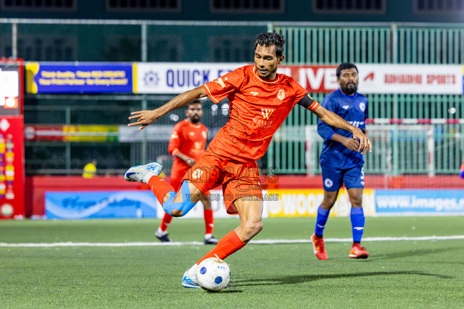 GA Villingili vs GA Dhevvadhoo in Zone round Day 28 of Golden Futsal Challenge 2025 was held on Saturday , 1st February 2025, in Hulhumale', Maldives. Photos: Nausham Waheed / images.mv