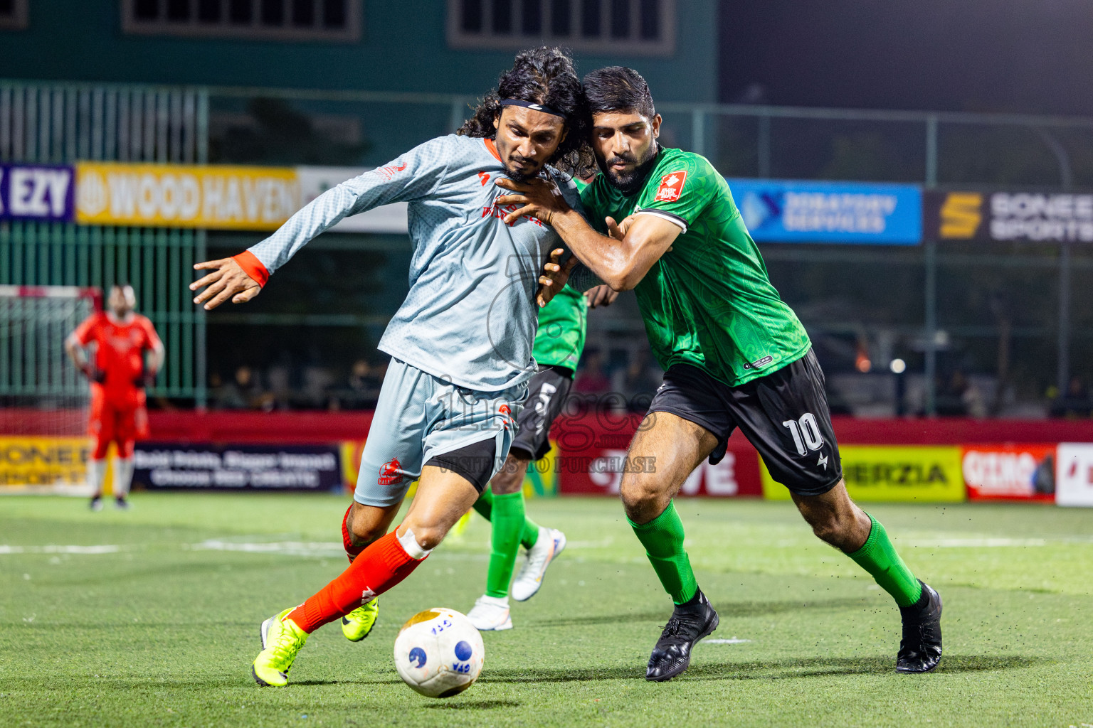 L Mundoo VS L Kalaidhoo in Day 8 of Golden Futsal Challenge 2025 was held on Sunday, 12th January 2025, in Hulhumale', Maldives Photos: Nausham Waheed , Ismail Thoriq / images.mv